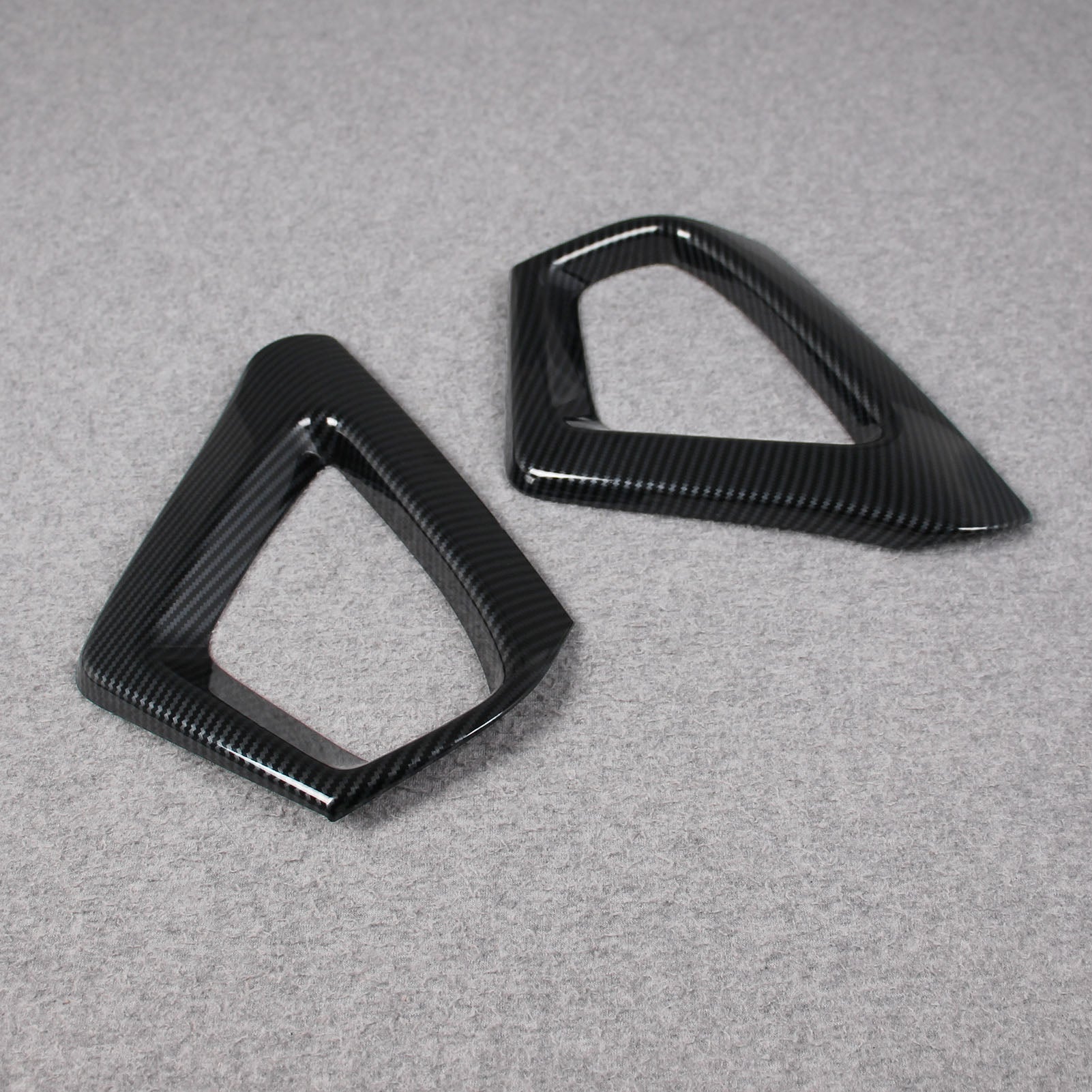 Fit for Subaru Crosstrek 2024 Rear Fog Light Cover Trims Carbon Fiber Design