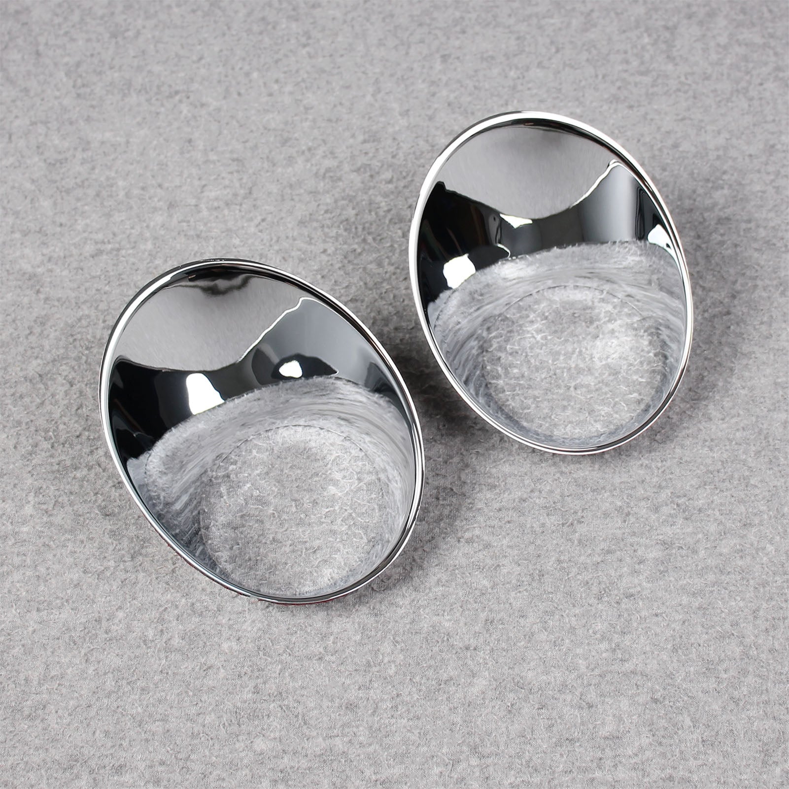 Beautost Fit for Subaru Crosstrek 2024 2025 Front Fog Light Lamp Cover Trim ABS Chrome