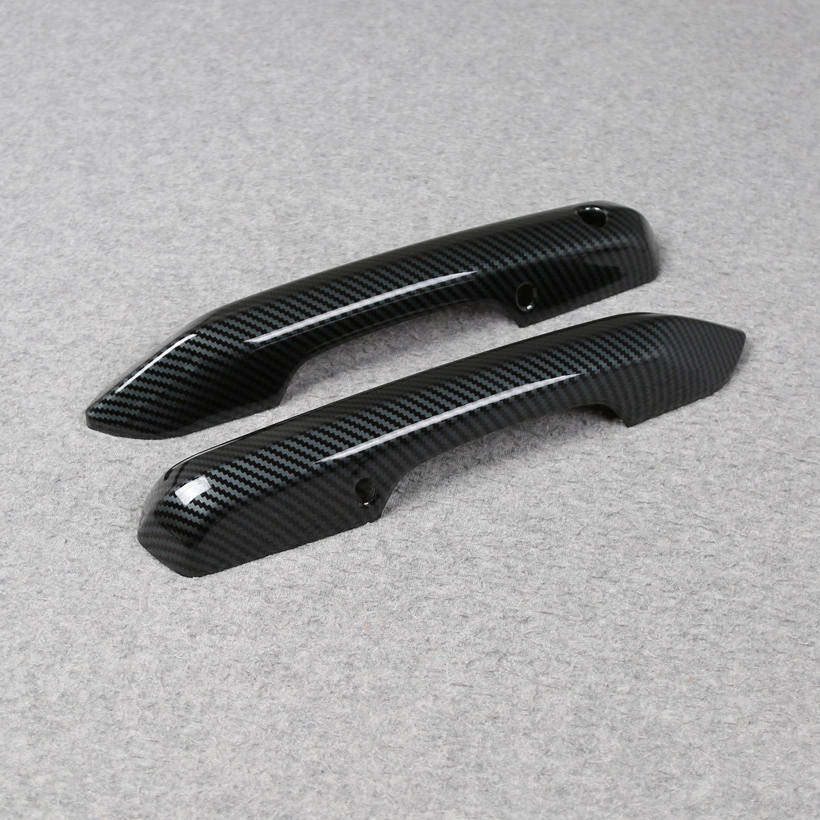 Fit for Ford New Mustang 2024 2025 Door Handle Cover Trims ABS Carbon Fiber Pattern