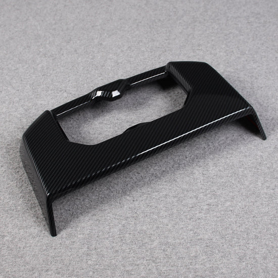 Toyota Tundra 2022 2023 Interior Rear Seat Cup Holder Cover Trim Carbon Fiber Pattern