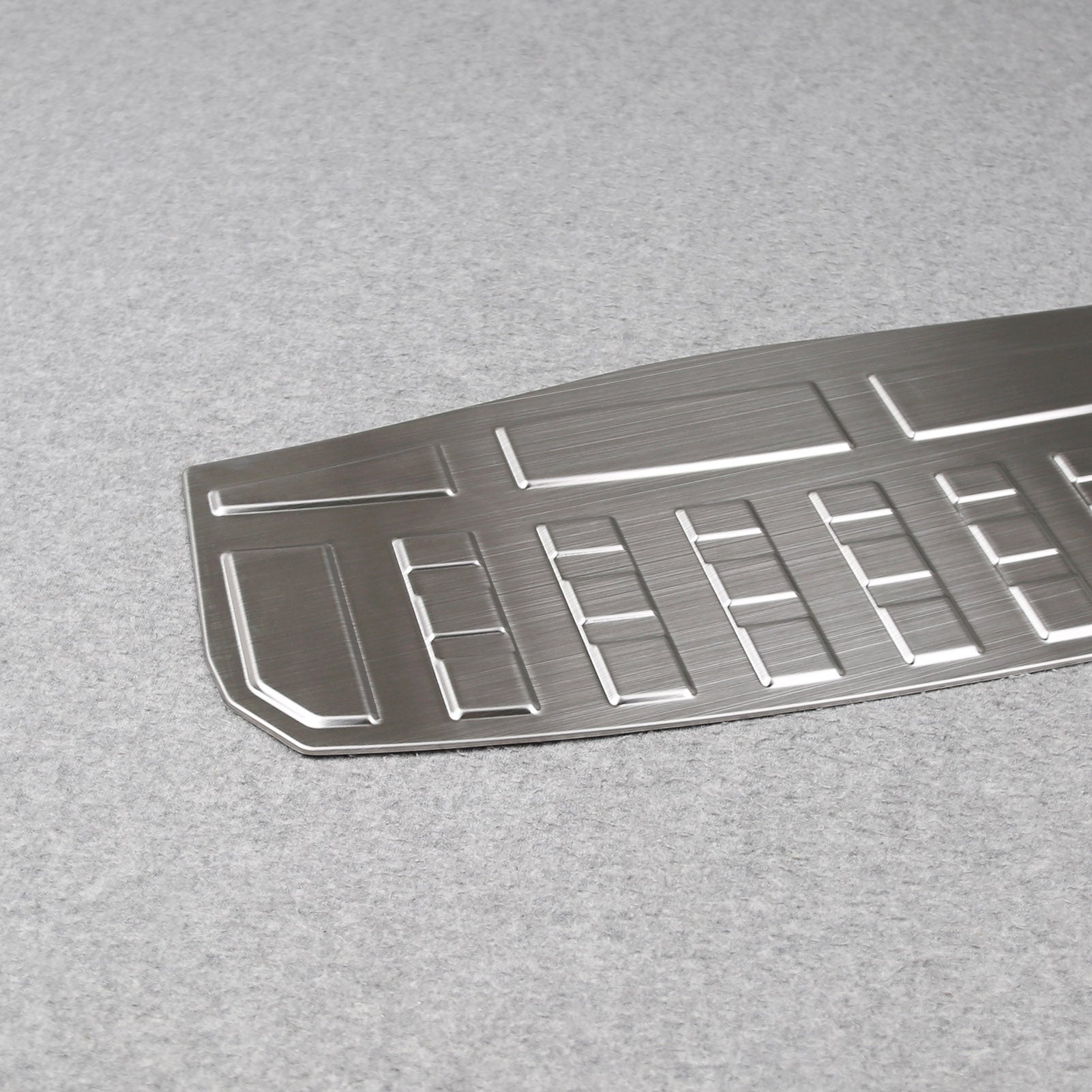 Fit for Toyota 4Runner 2025 2026 Rear Outside Bumper Sill Plate Guard Cover Trim Stainless Steel