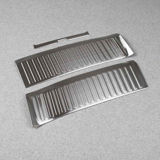 Fit for Honda Pilot 2025 2026 Rear Inside Bumper Sill Plate Guard Cover Trim - Stainless Steel