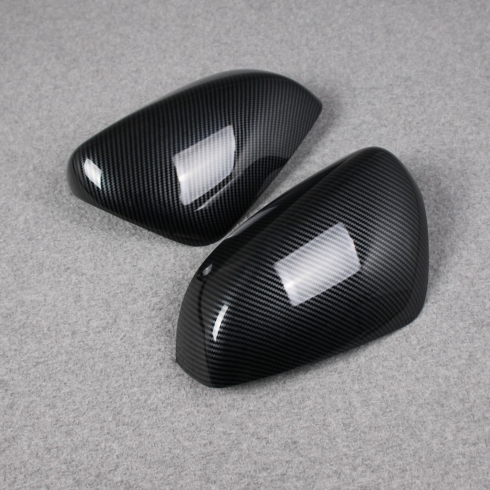 Fit for Subaru Crosstrek 2024 Rear View Mirror Guard Cover Trims Carbon Fiber Pattern