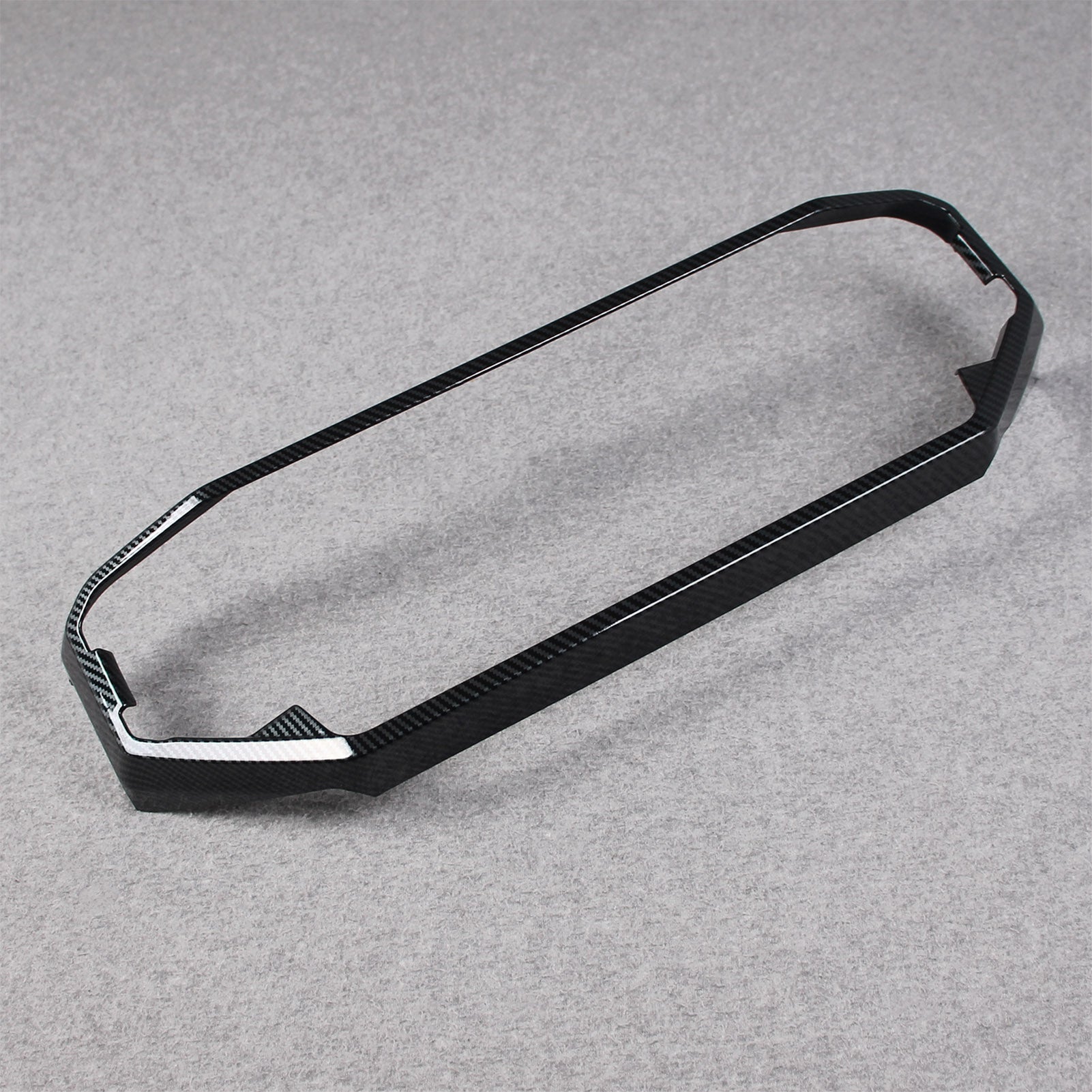 Toyota Tundra 2022 2023 Front Dashboard Panel Cover Trims Navigation Panel Cover Carbon Fiber Pattern