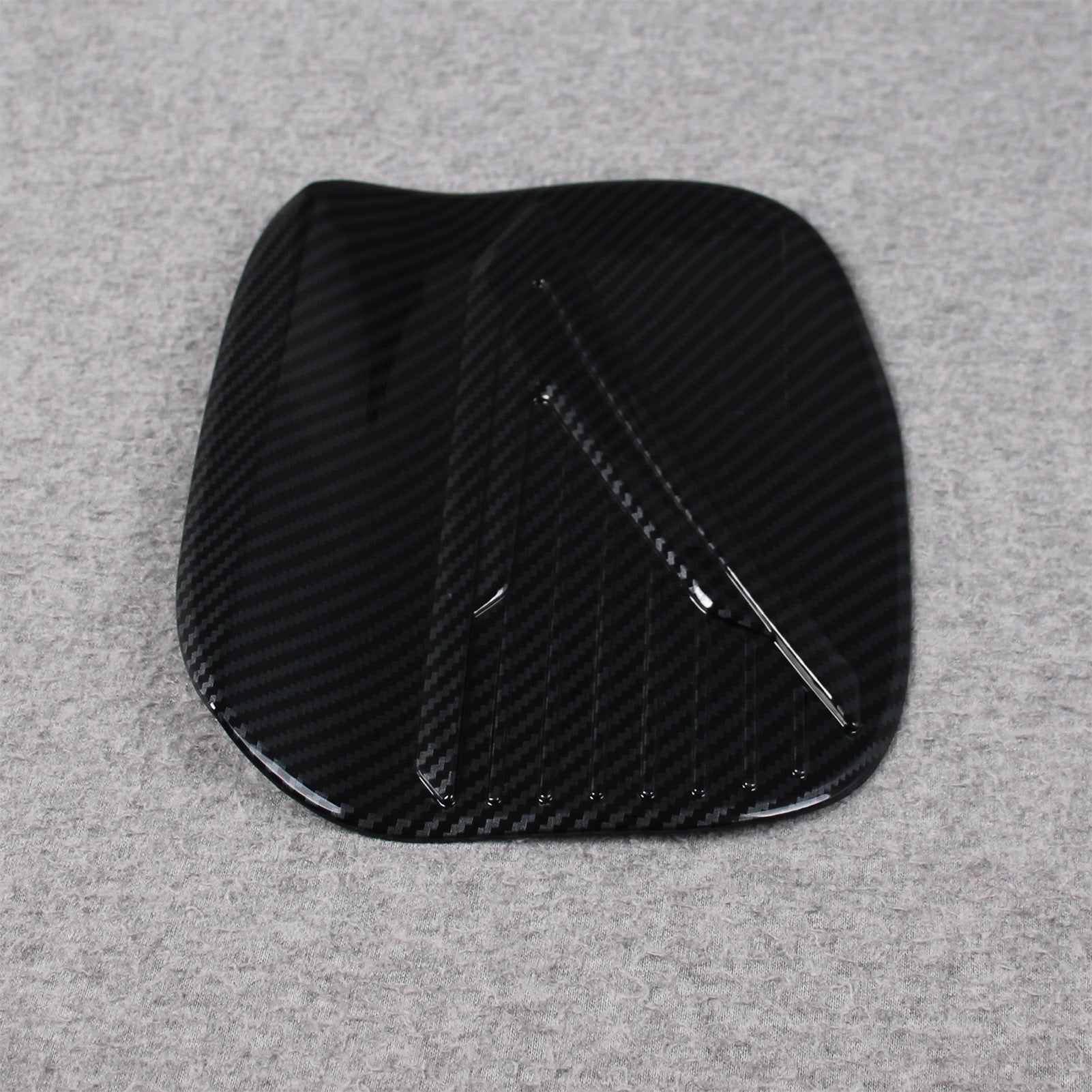 Mitsubishi New Outlander 2022 2023 Fuel Gas Tank Cap Cover Trim Carbon Fiber Pattern