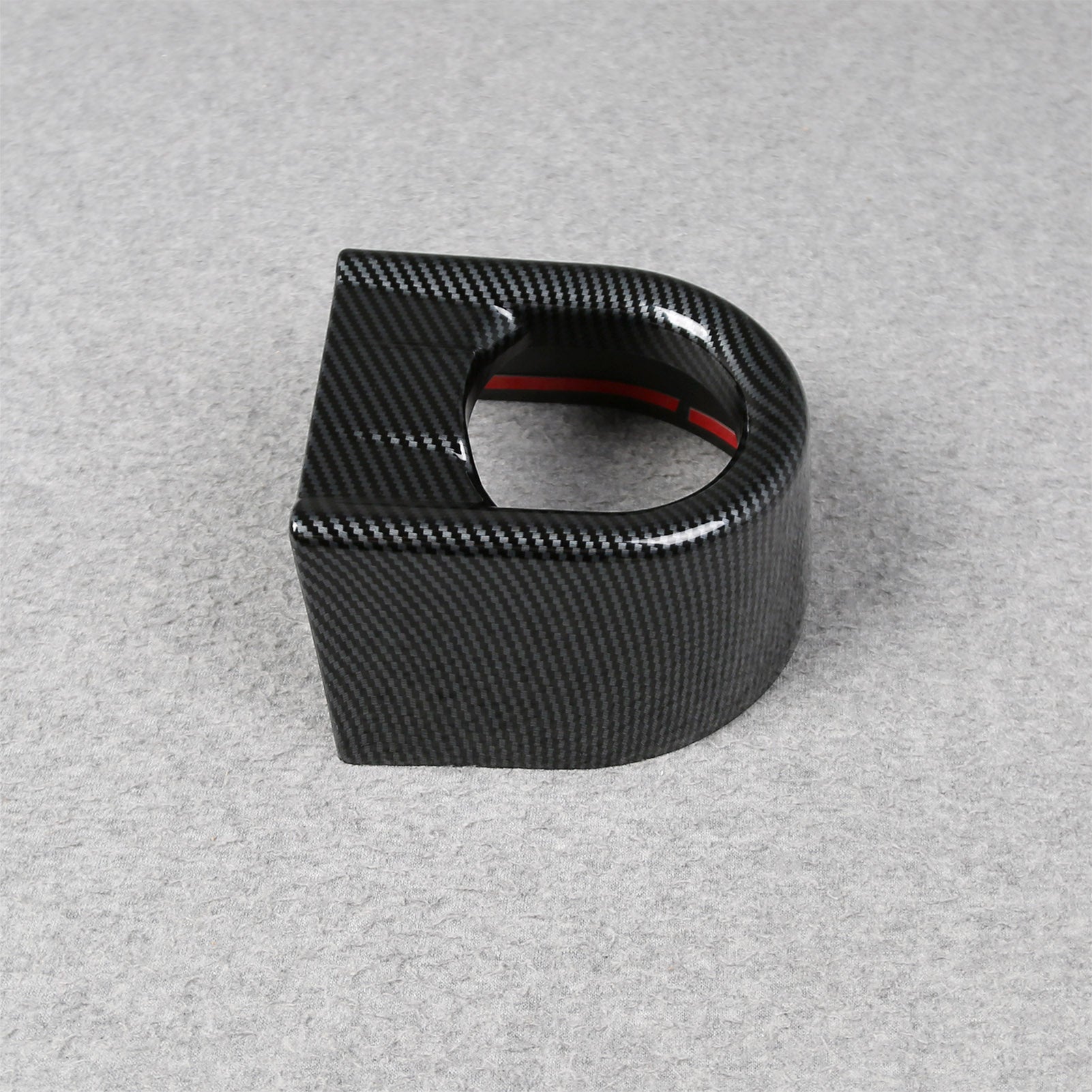 Fit for 2025 2026 New Mini Cooper/Mini Cooper S Interior Rear Seat Cup Holder Cover Trim Carbon Fiber Pattern