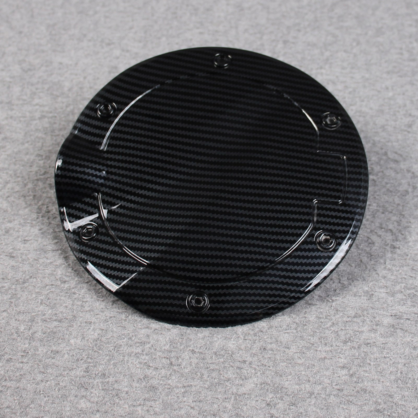 Toyota Tundra 2022 2023 Fuel Gas Tank Cap Cover Trim Carbon Fiber Pattern