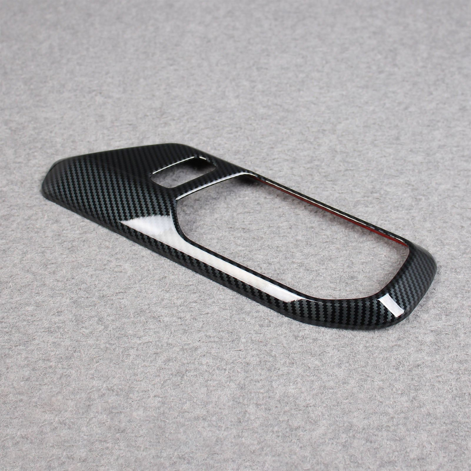 Fit Ford Bronco 2023 2024 2025 Interior Door Handle Bowl Cover Trims Carbon Fiber Pattern