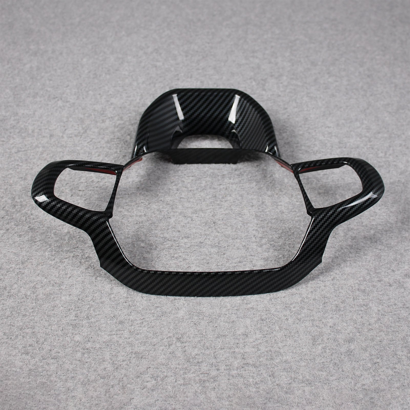 Fit for Ford Ranger 2024 Wheel Steering Trim Panel Cover Trims ABS Carbon Fiber