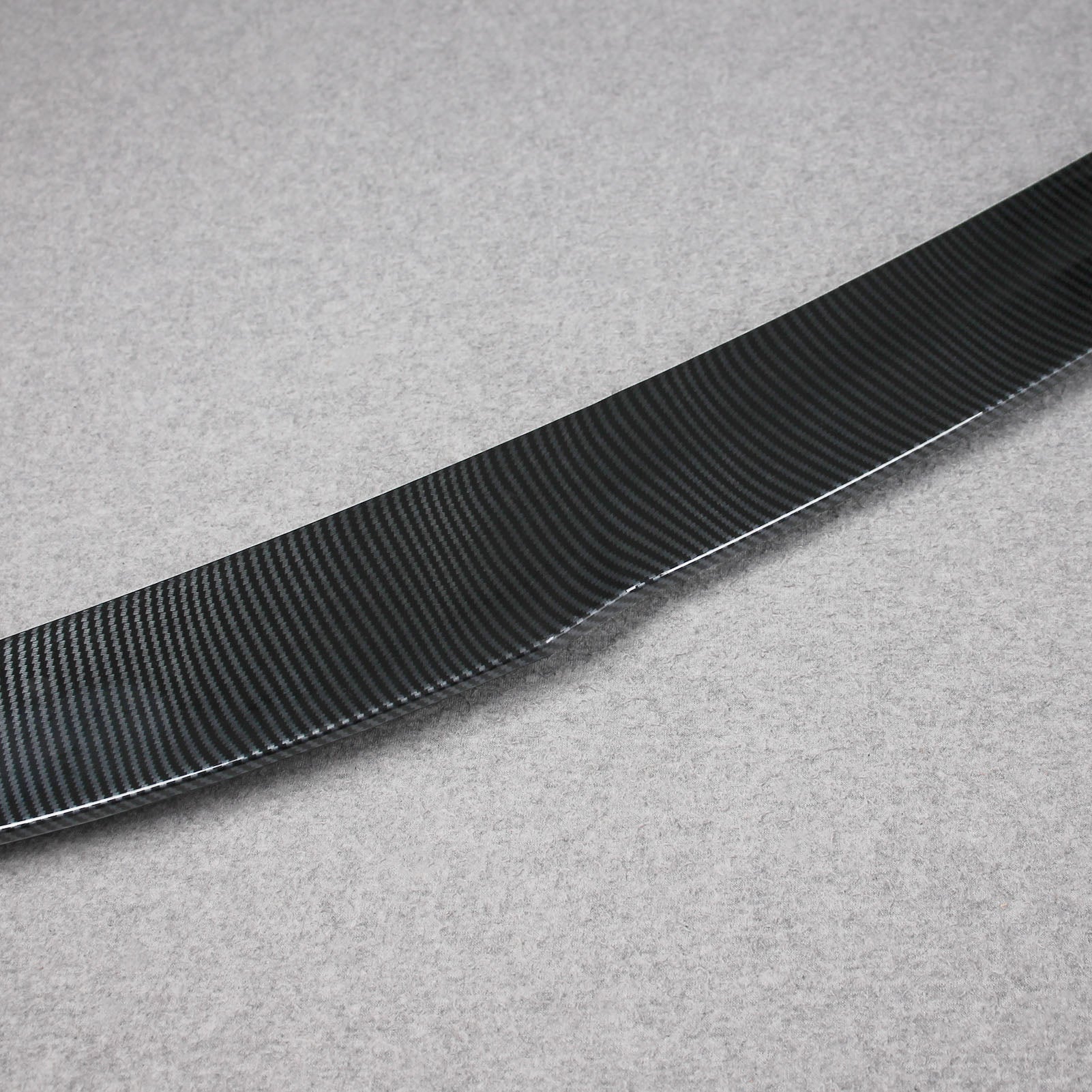 Fit for BMW 5 Series Sedan (G60) 530i 540i 2024 2025 Rear Trunk Wing Spoiler Cover Trim ABS Carbon Fiber Pattern