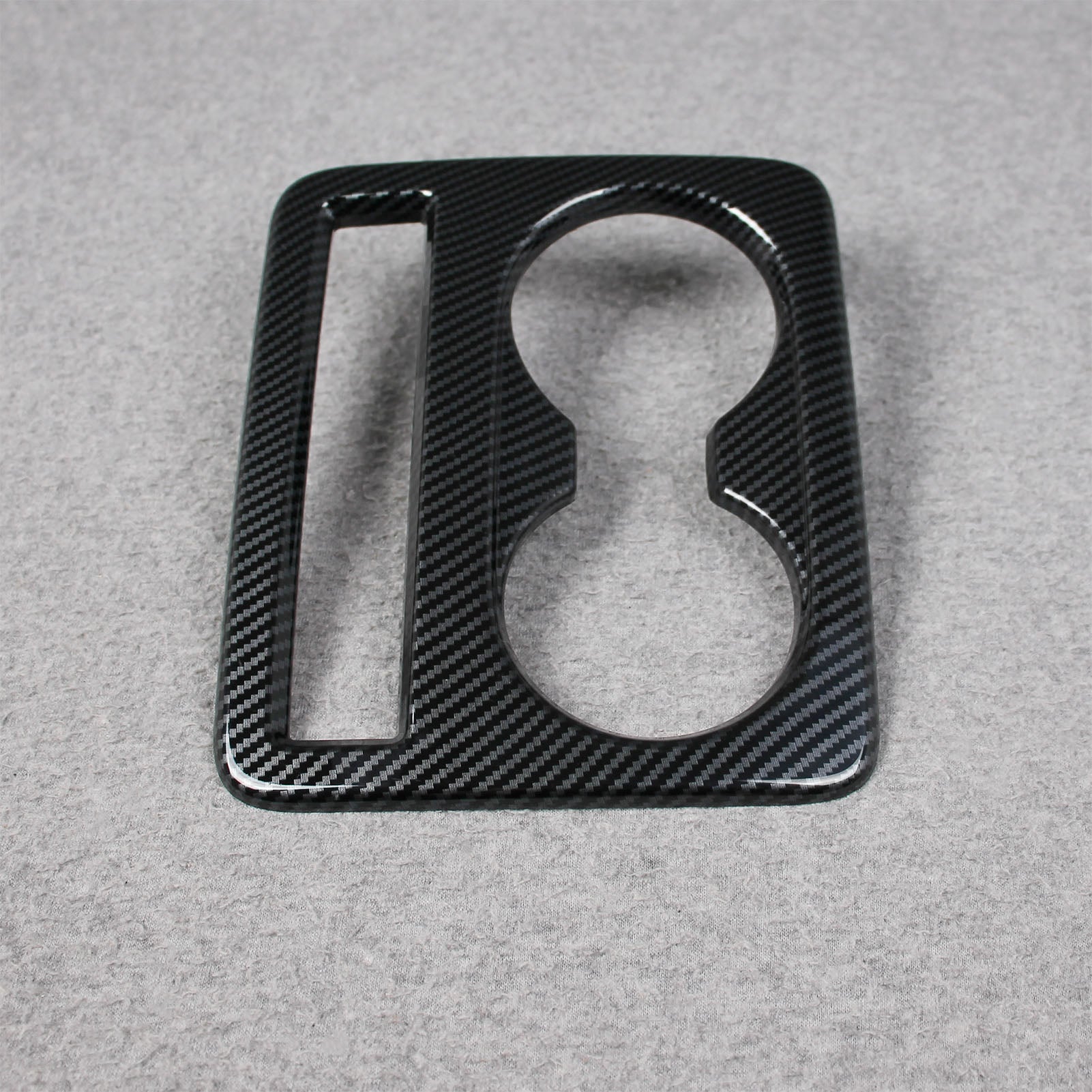 Fit for Toyota New Camry 2024 2025 2026 Interior Rear Seat Cup Holder Cover Trim Carbon Fiber Pattern