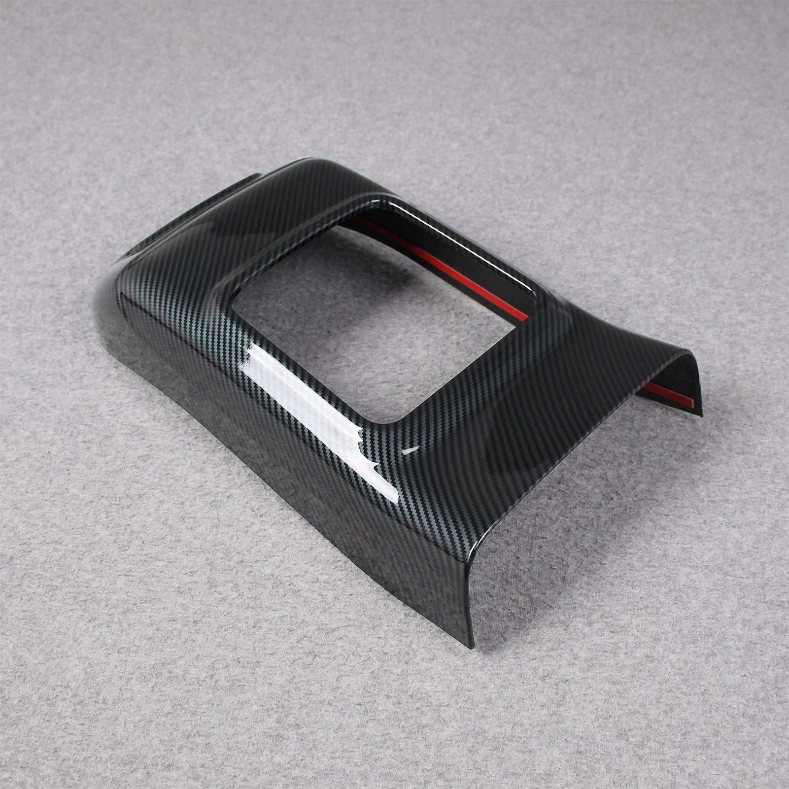 Fit for Ford Bronco 2023 2024 2025 Interior Rear Seat Air Condition Vent Outlet Cover Trims Carbon Fiber Pattern