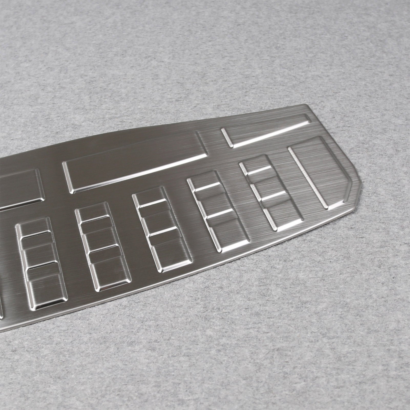 Fit for Toyota 4Runner 2025 2026 Rear Outside Bumper Sill Plate Guard Cover Trim Stainless Steel