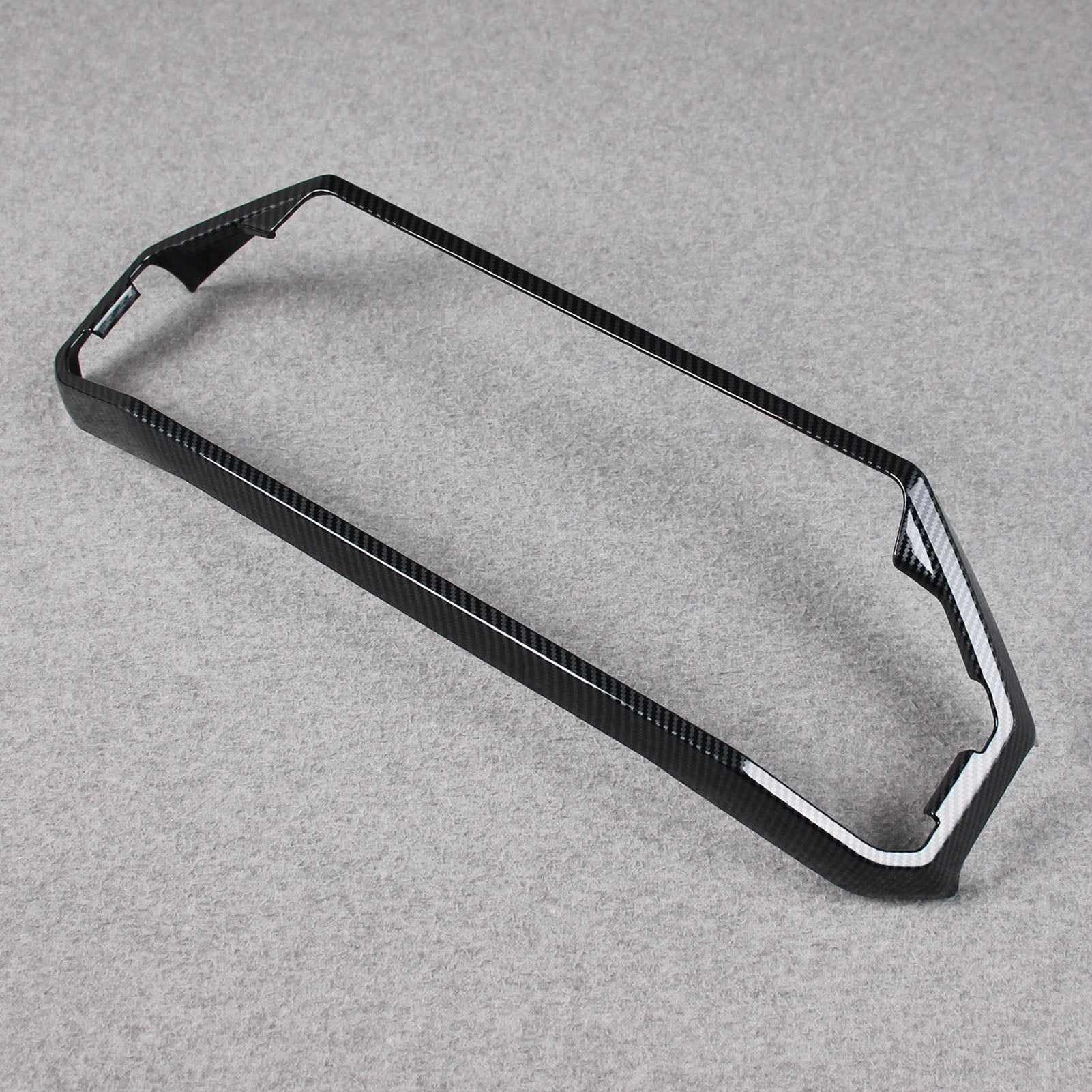 Toyota Tundra 2022 2023 Front Dashboard Panel Cover Trims Navigation Panel Cover Carbon Fiber Pattern