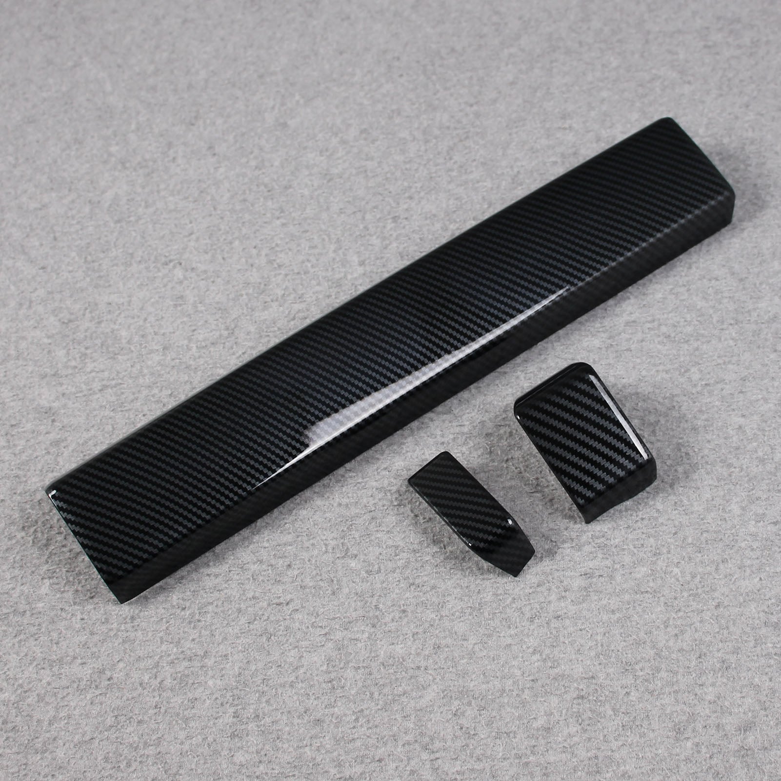 Toyota Tundra 2022 2023 Front Dashboard Panel Cover Trims Carbon Fiber Pattern