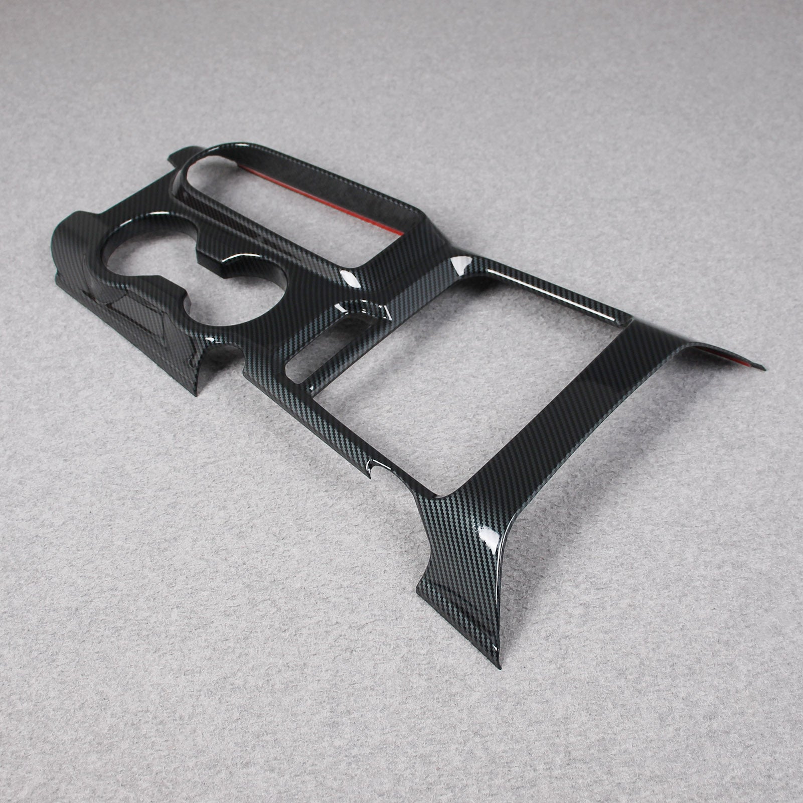 Fit for Ford Bronco 2023 2024 2025 Front Center Console Dashboard Panel Trim Carbon Fiber Pattern