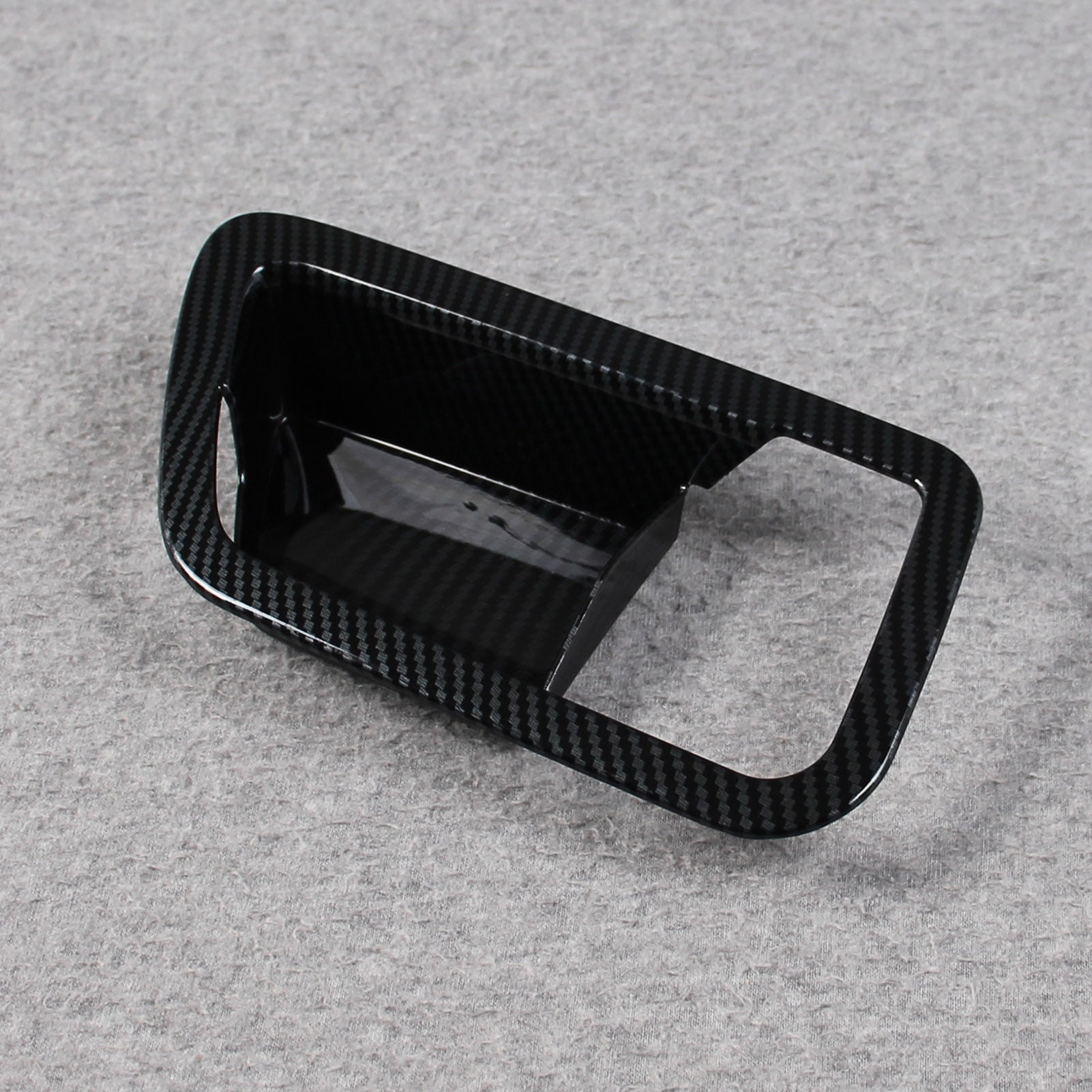Toyota Tundra 2022 2023 Interior Door Handle Bowl Cover Trims Carbon Fiber Pattern