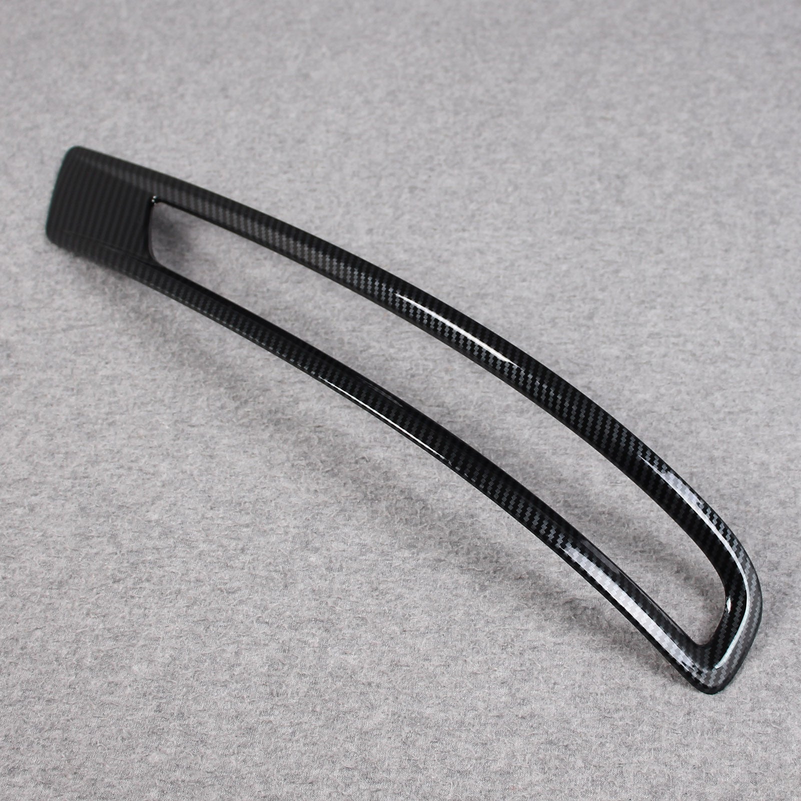 Mitsubishi New Outlander 2022 2023 Rear Fog Light Cover Trims Carbon Fiber Pattern