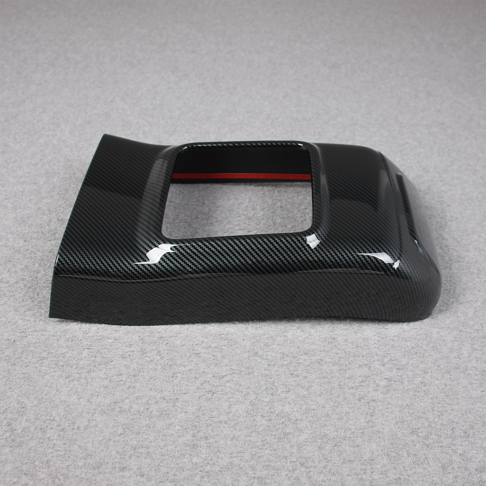 Fit for Ford Bronco 2023 2024 2025 Interior Rear Seat Air Condition Vent Outlet Cover Trims Carbon Fiber Pattern