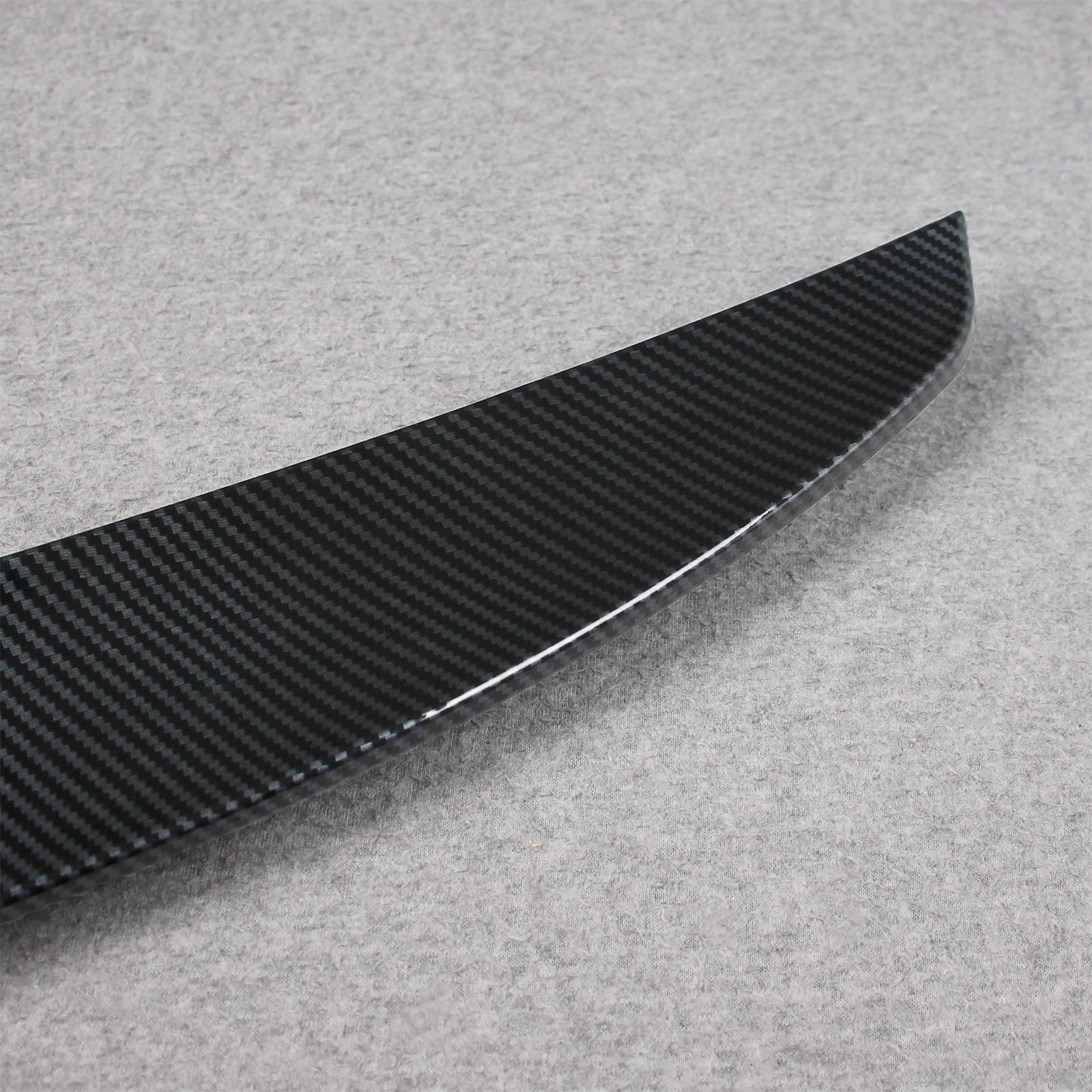Fit for BMW 5 Series Sedan (G60) 530i 540i 2024 2025 Rear Trunk Wing Spoiler Cover Trim ABS Carbon Fiber Pattern