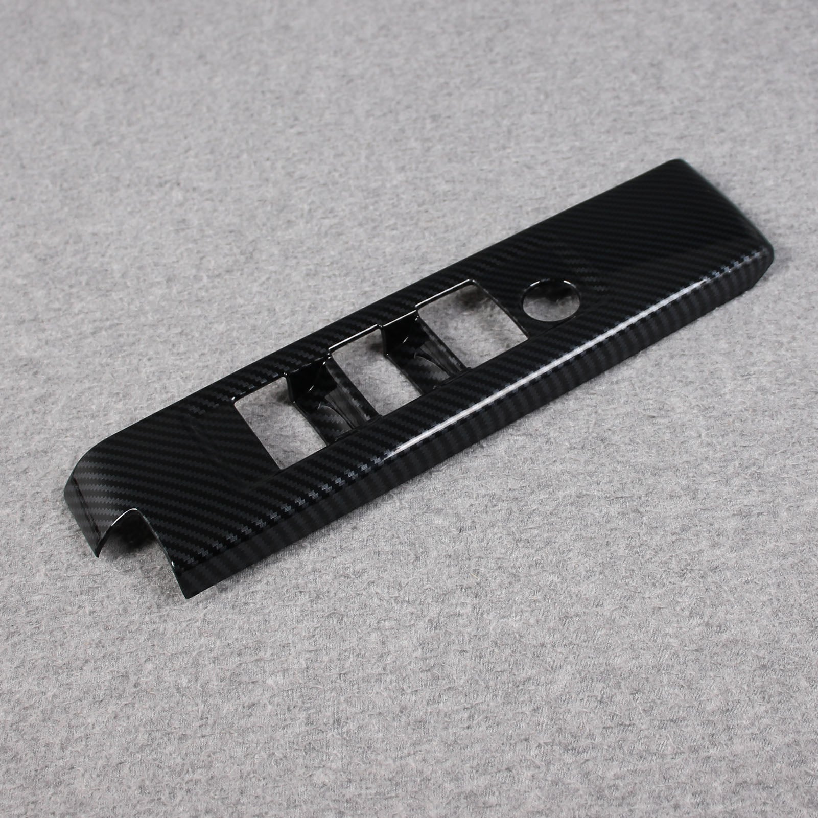 Toyota Tundra 2022 2023 Interior Window Switch Plate Panel Cover Trims Carbon Fiber Pattern