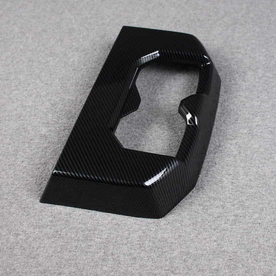 Toyota Tundra 2022 2023 Interior Rear Seat Cup Holder Cover Trim Carbon Fiber Pattern