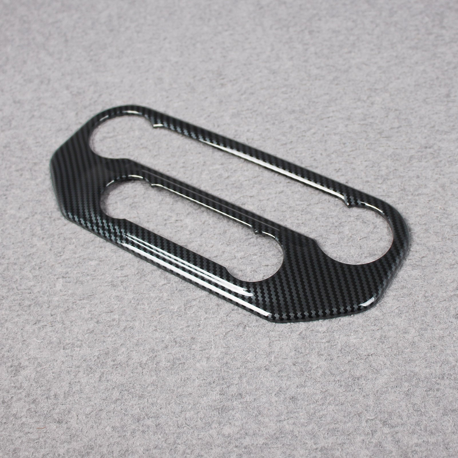 Fit for Ford Bronco 2023 2024 2025 Interior Front Center Air Condition Vent Outlet Cover Trim Carbon Fiber Pattern