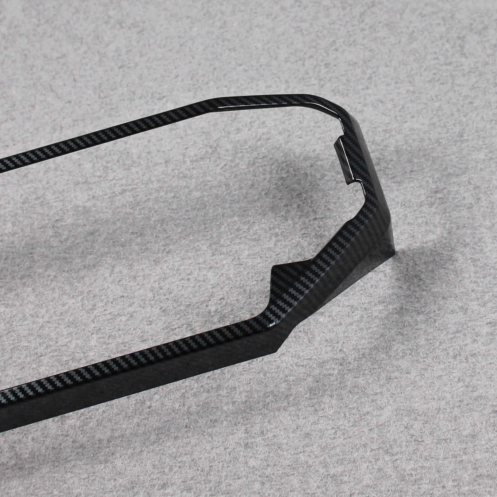 Toyota Tundra 2022 2023 Front Dashboard Panel Cover Trims Navigation Panel Cover Carbon Fiber Pattern