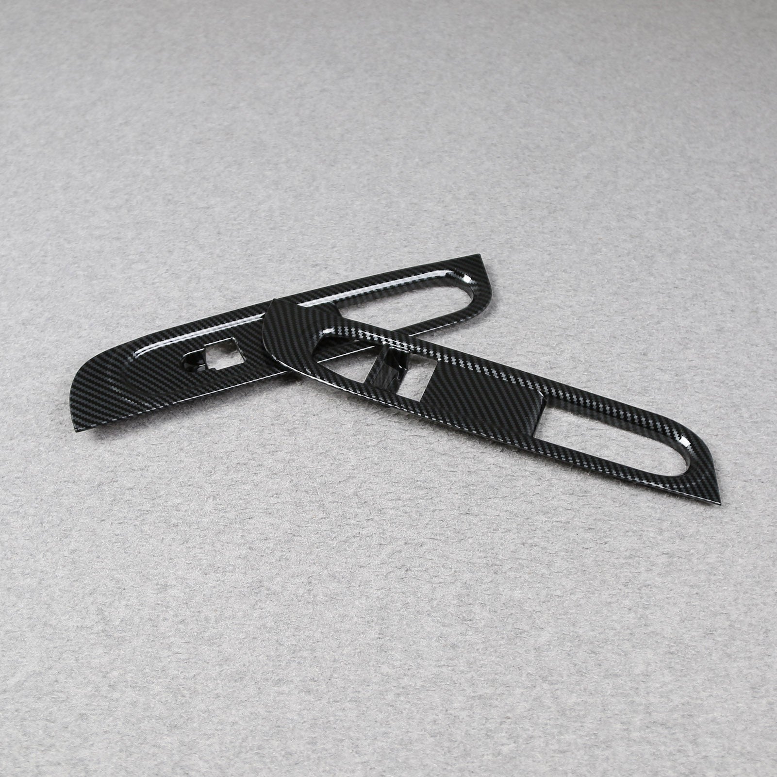 Fit for 2025 2026 New MINI Cooper/MINI Cooper S Interior Window Switch Plate Panel Cover Trims Carbon Fiber Pattern (for 2 Door Model)