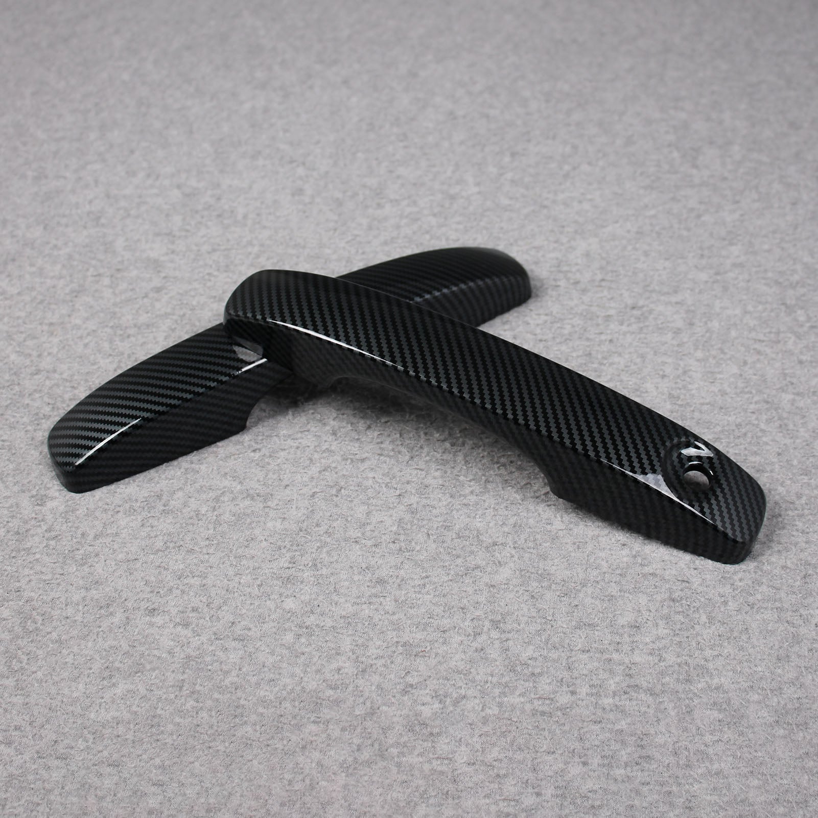 Fit for Ford Ranger 2024 Door Handle Cover Trims Carbon Fiber Pattern (Without Keyless Entry System)