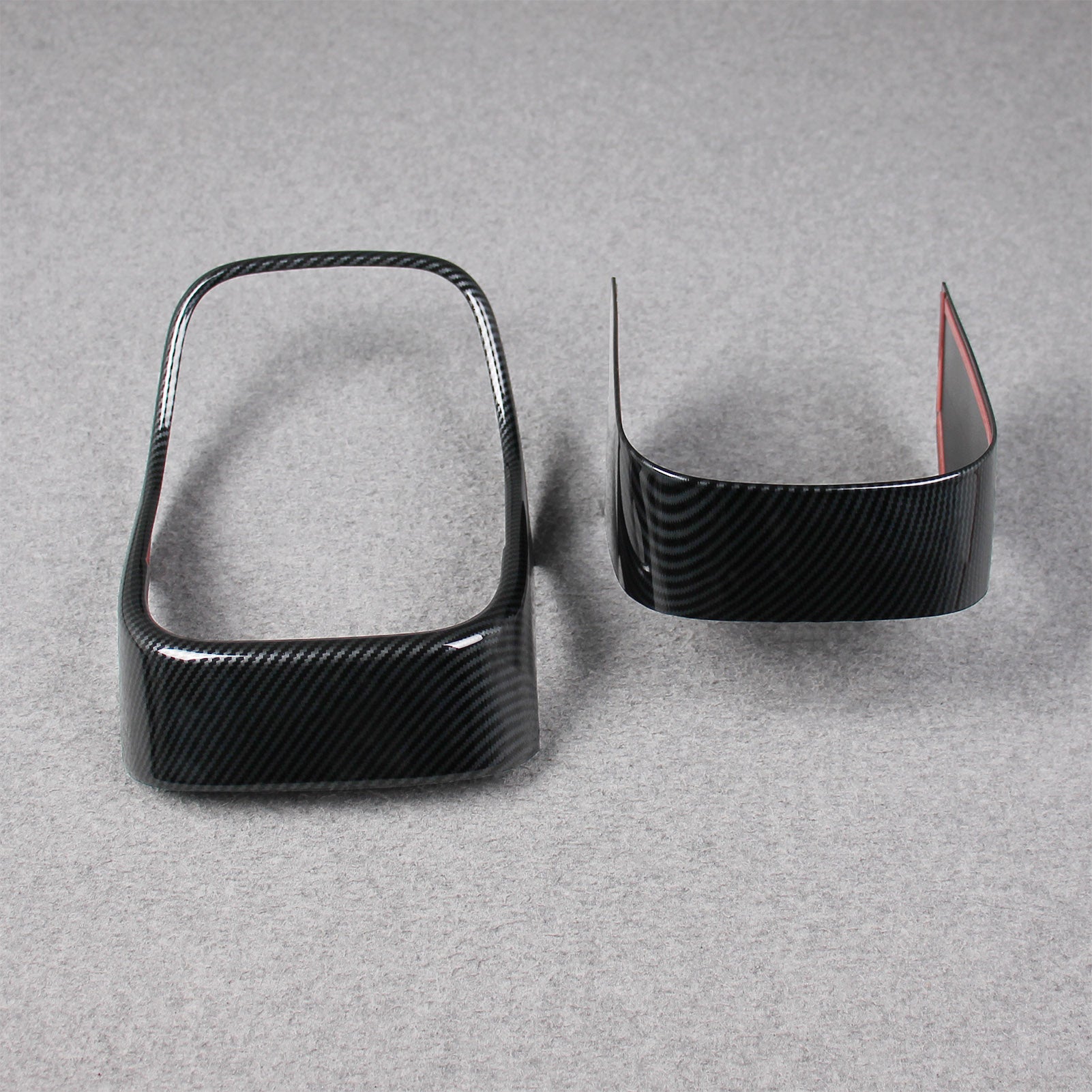 Fit for Mercedes-Benz E-Class W214 E200 E300 E450 2023 2024 2025 Interior Rear Anti-Kick Cover Panel Decorative Trim Carbon Fiber Pattern