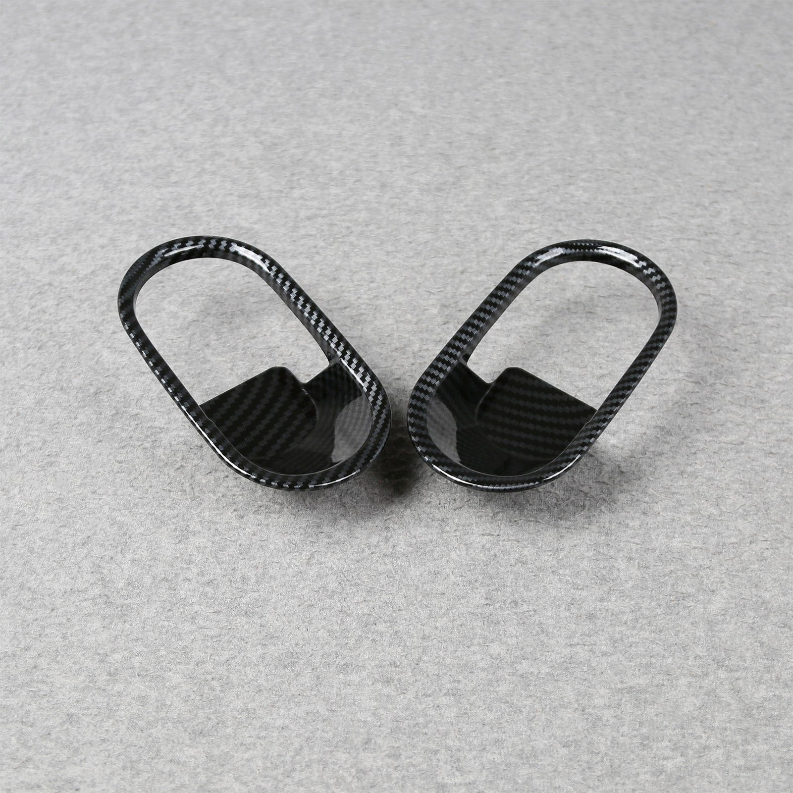 Fit for 2025 2026 New MINI Cooper/MINI Cooper S/MINI Convertible Interior Door Handle Cover Trims Carbon Fiber Black