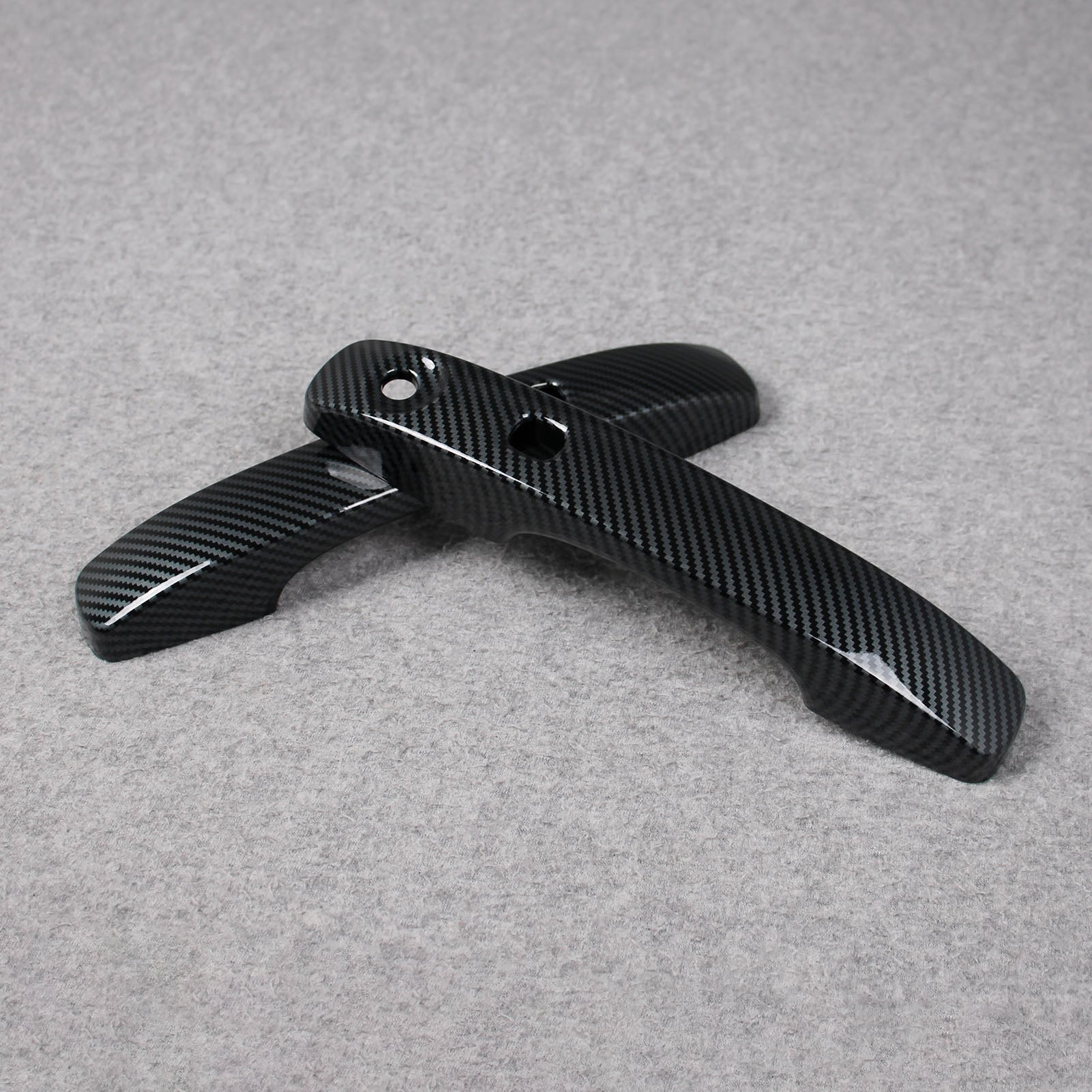 Fit for Ford Ranger 2024 2025 Door Handle Cover Trims Carbon Fiber Pattern