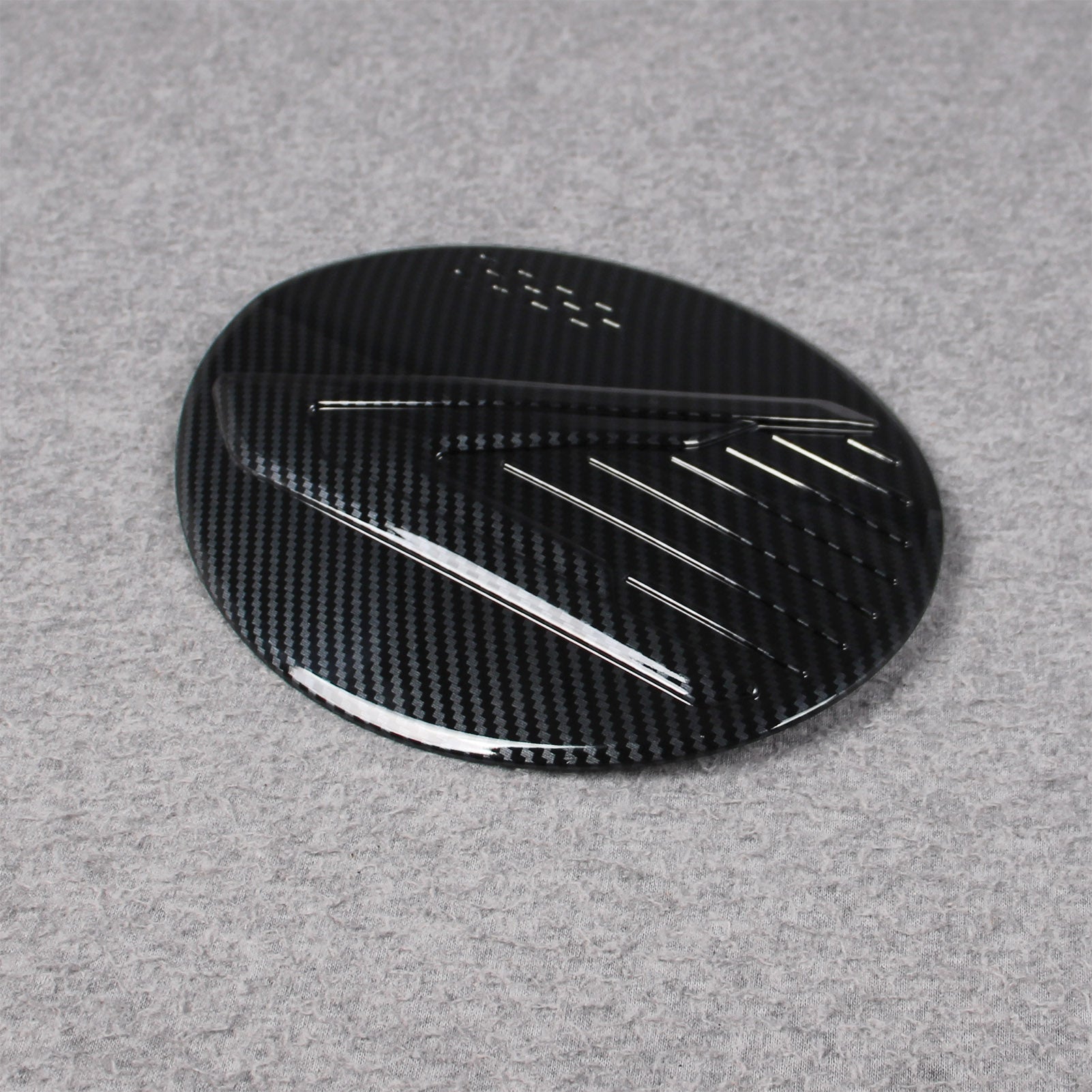 Fit for Subaru Crosstrek 2024 Fuel Gas Tank Cap Cover Trim Carbon Fiber Pattern