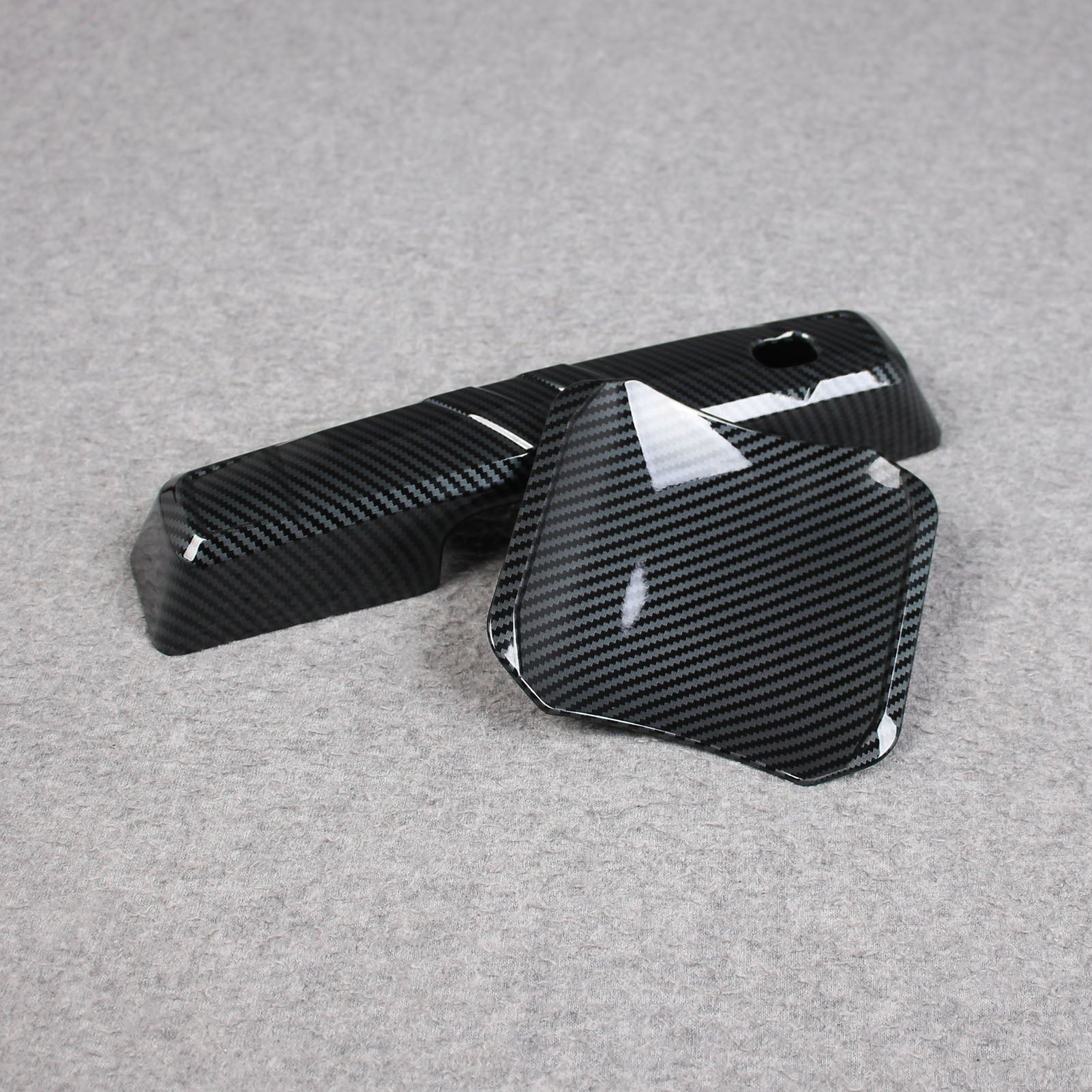 Fit for Ford Bronco 2023 2024 2025 Rear Door Handle Cover Bowl Handle Cover Trims Carbon Fiber Pattern