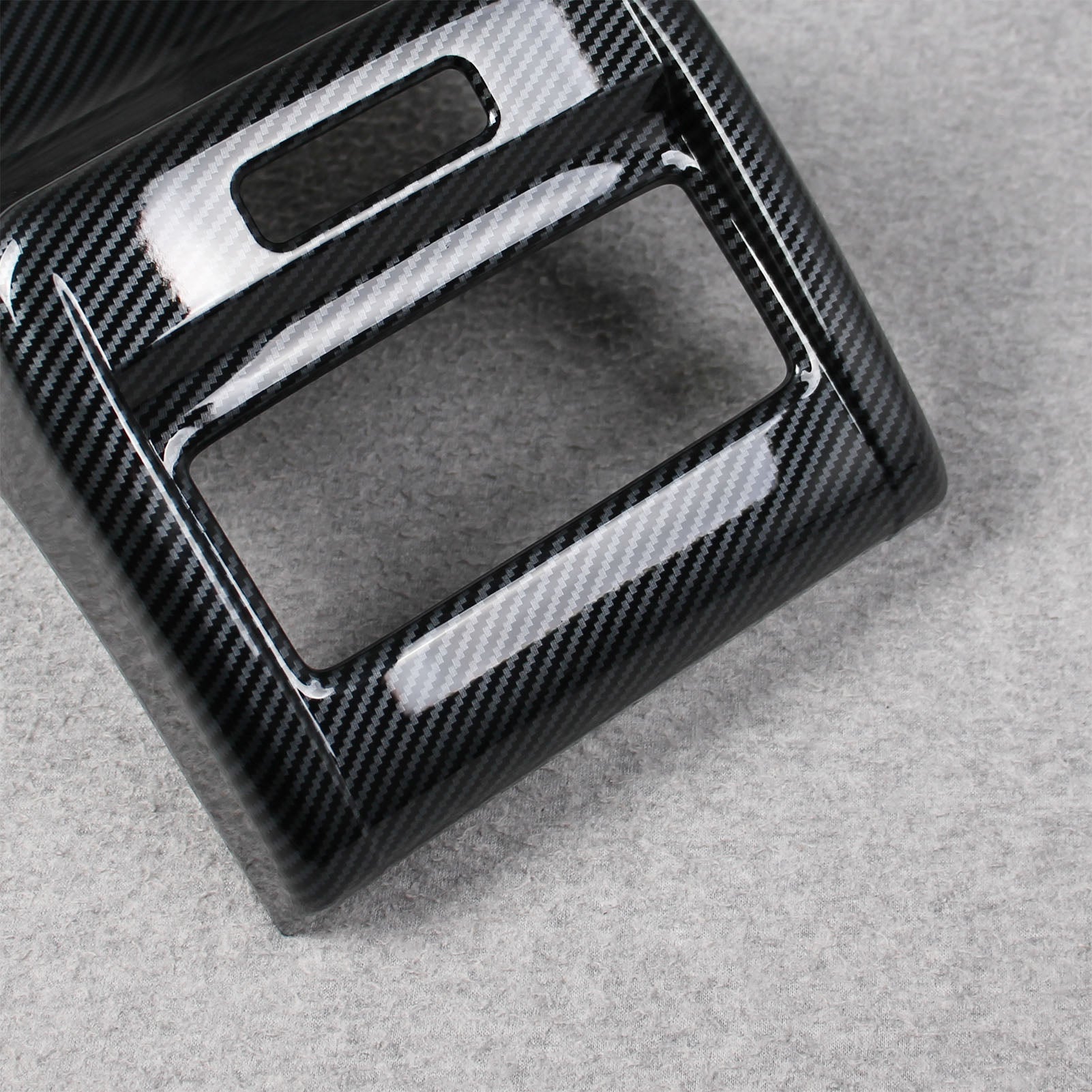 Fit for Toyota New Camry 2024 2025 2026 Interior Rear Seat Air Condition Vent Outlet Cover Trims Carbon Fiber Pattern