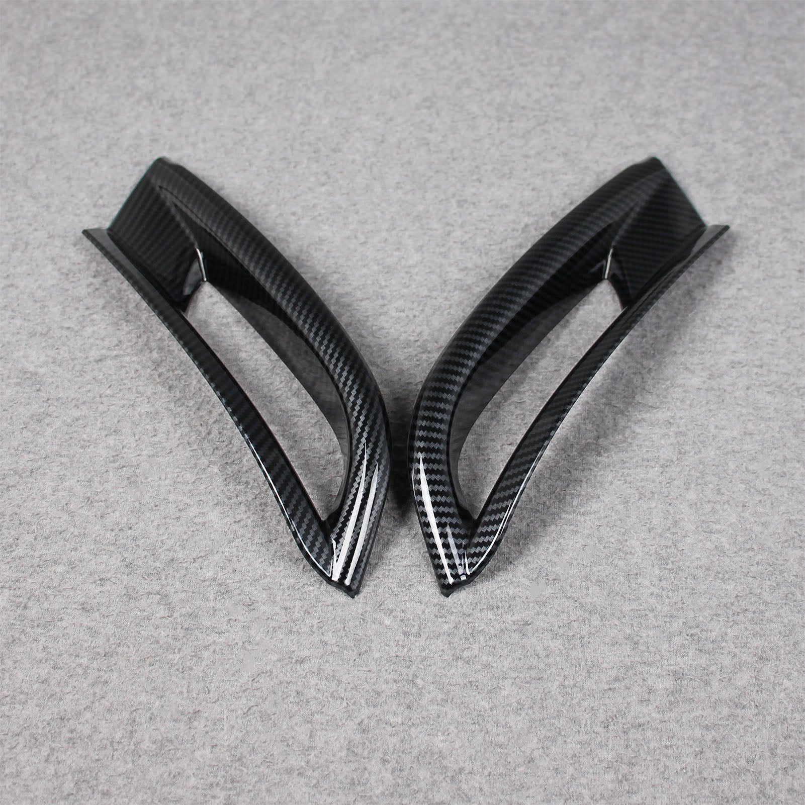 Fit  for Toyota New Camry 2024 2025 2026 LE Model Rear Fog Light Cover Trims Carbon Fiber Pattern Design