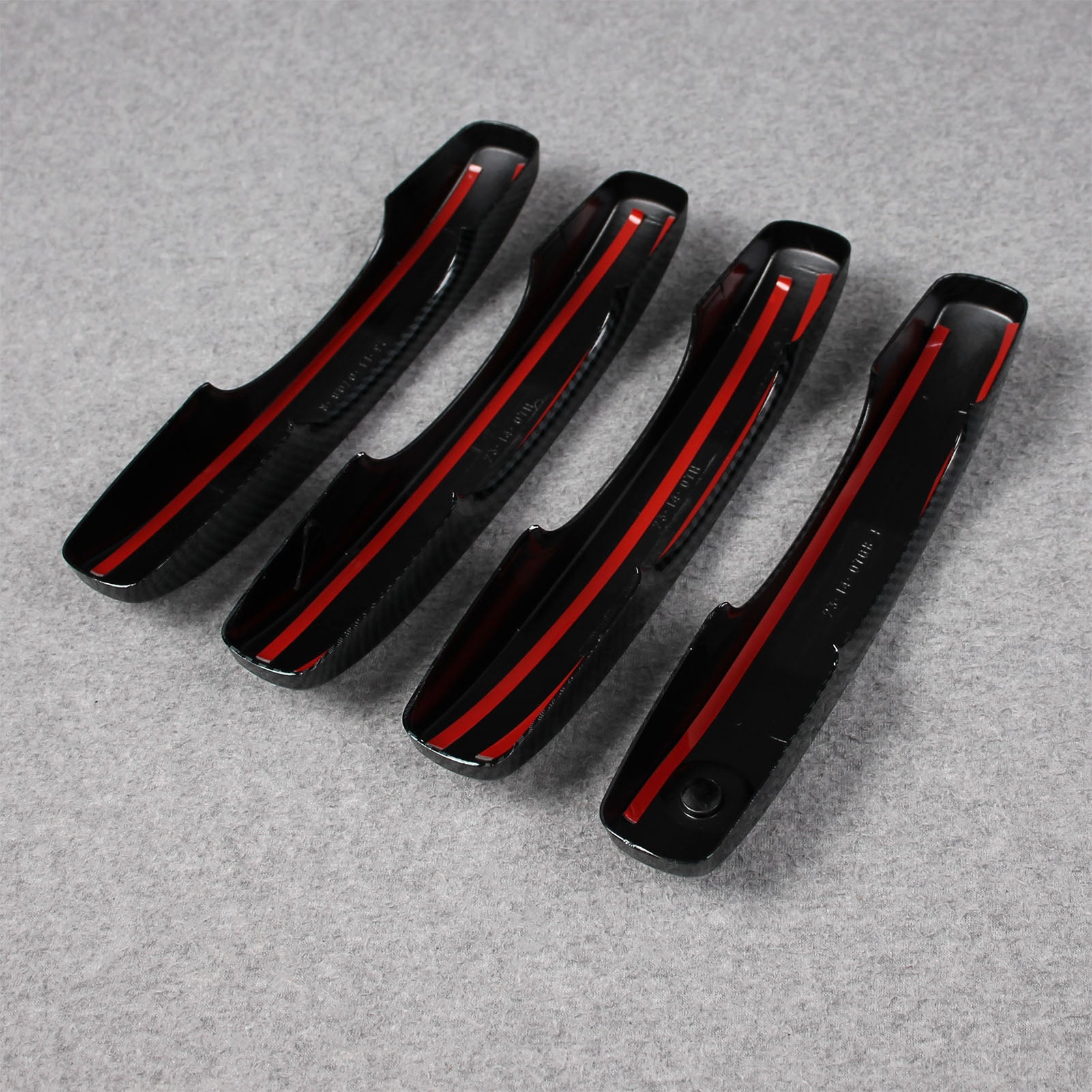 Fit for Ford Ranger 2024 Door Handle Cover Trims Carbon Fiber Pattern (Without Keyless Entry System)