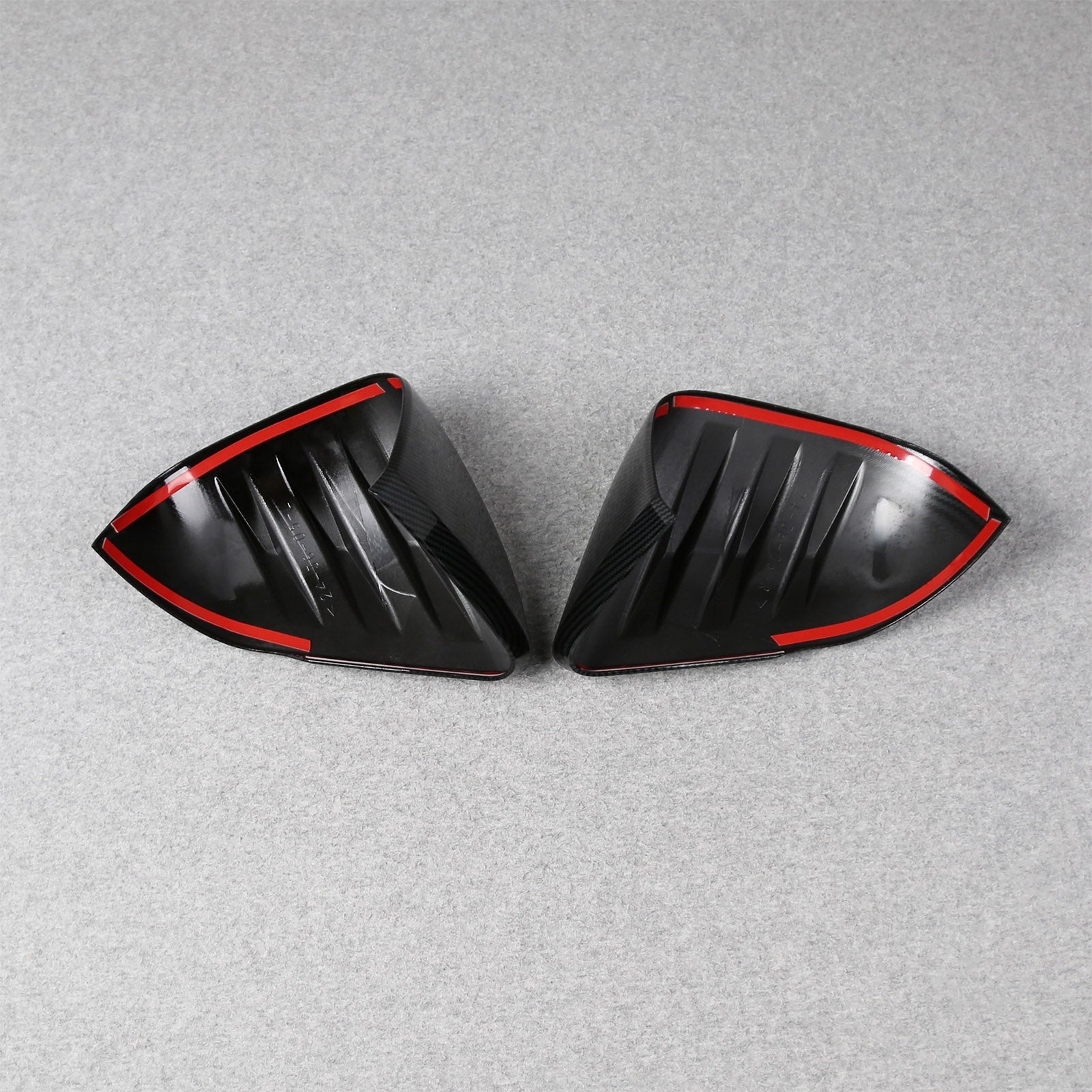Fit for Ford New Mustang 2024 2025 2026 Rear View Mirror Cover Trims Carbon Fiber Pattern