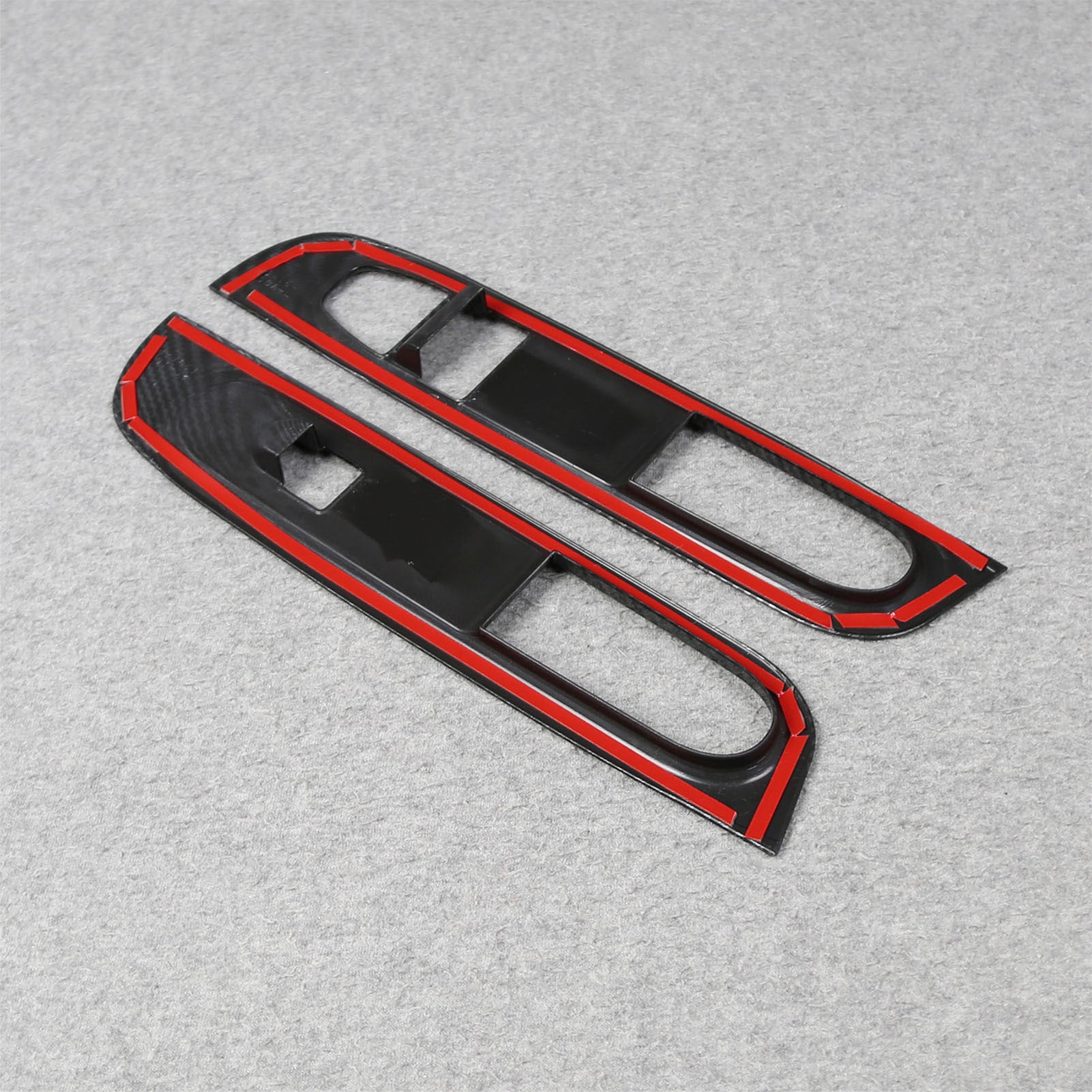 Fit for 2025 2026 New MINI Cooper/MINI Cooper S Interior Window Switch Plate Panel Cover Trims Carbon Fiber Pattern (for 2 Door Model)