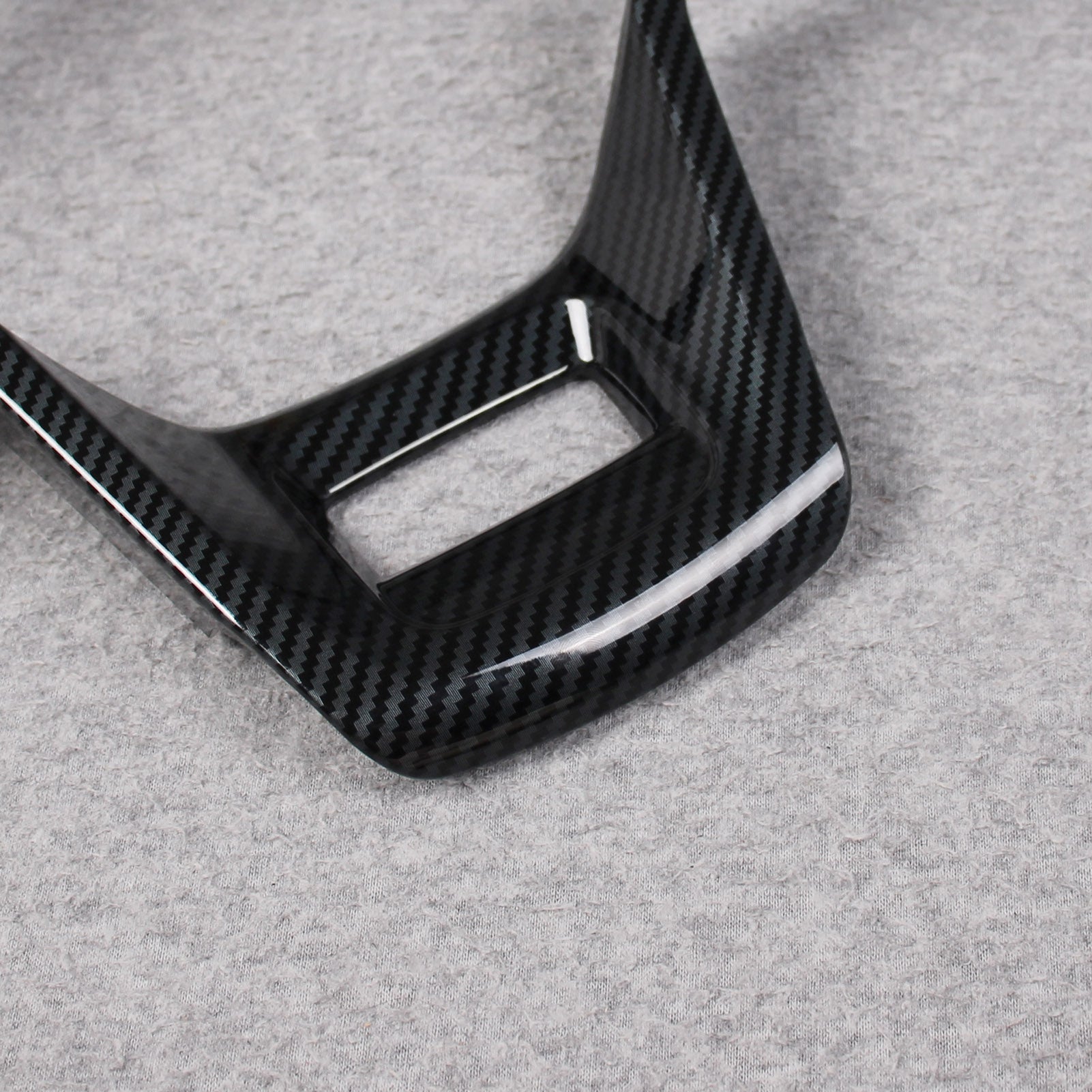 Fit for Ford Bronco 2023 2024 2025 Wheel Steering Trim Panel Cover Trims ABS Carbon Fiber Pattern