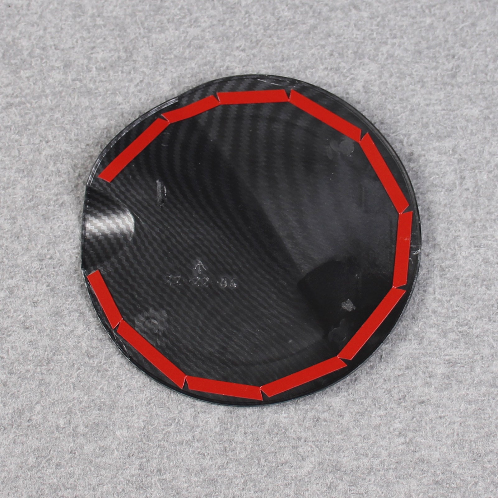 Toyota Tundra 2022 2023 Fuel Gas Tank Cap Cover Trim Carbon Fiber Pattern