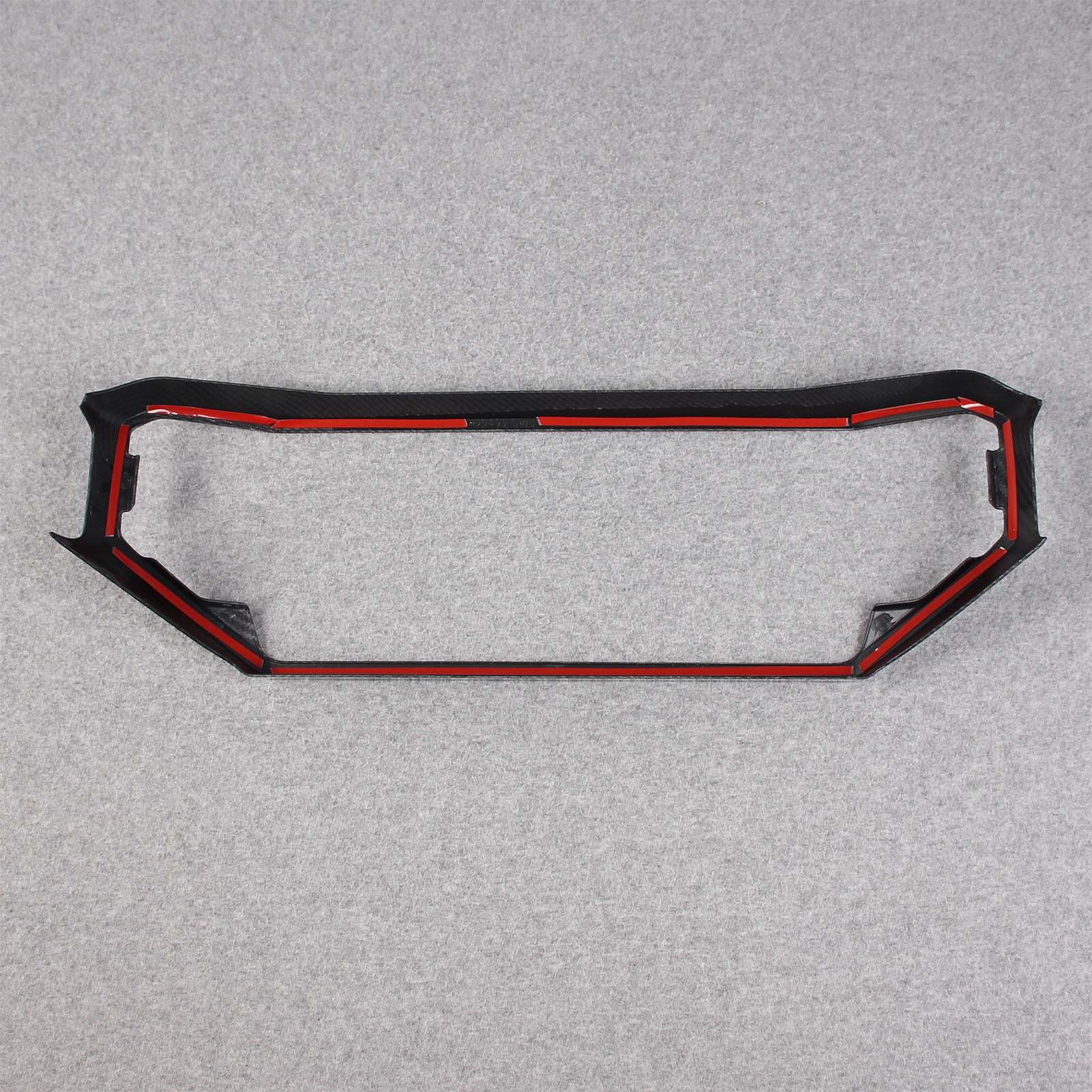 Toyota Tundra 2022 2023 Front Dashboard Panel Cover Trims Navigation Panel Cover Carbon Fiber Pattern