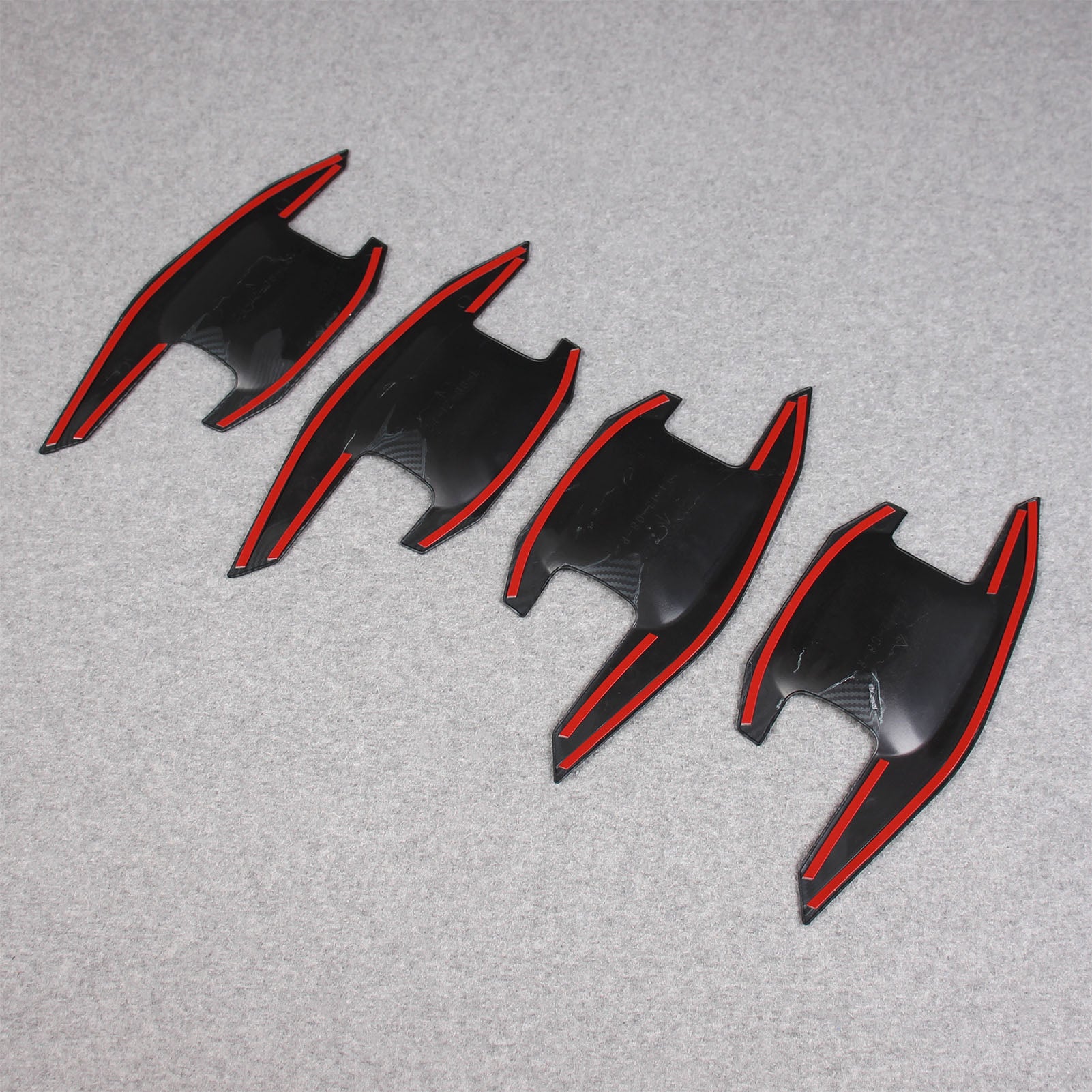 Fit for Ford Bronco 2023 2024 2025 Door Handle Bowl Cover Trims Carbon Fiber Pattern