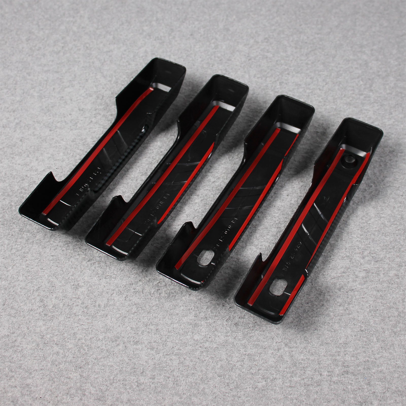 Fit for Ford Bronco 2023 2024 2025 4 Door Handle Cover Trims Carbon Fiber Pattern