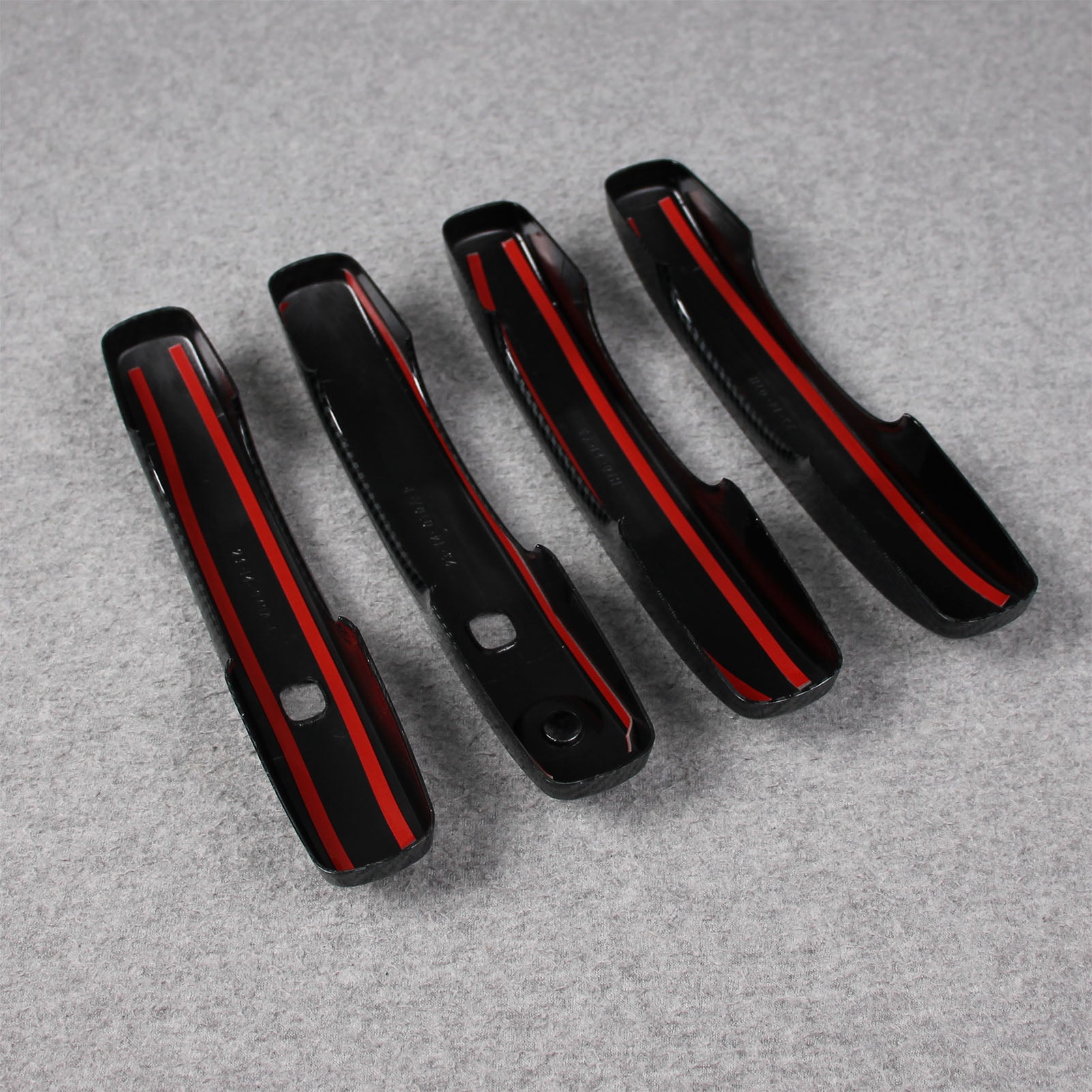 Fit for Ford Ranger 2024 2025 Door Handle Cover Trims Carbon Fiber Pattern