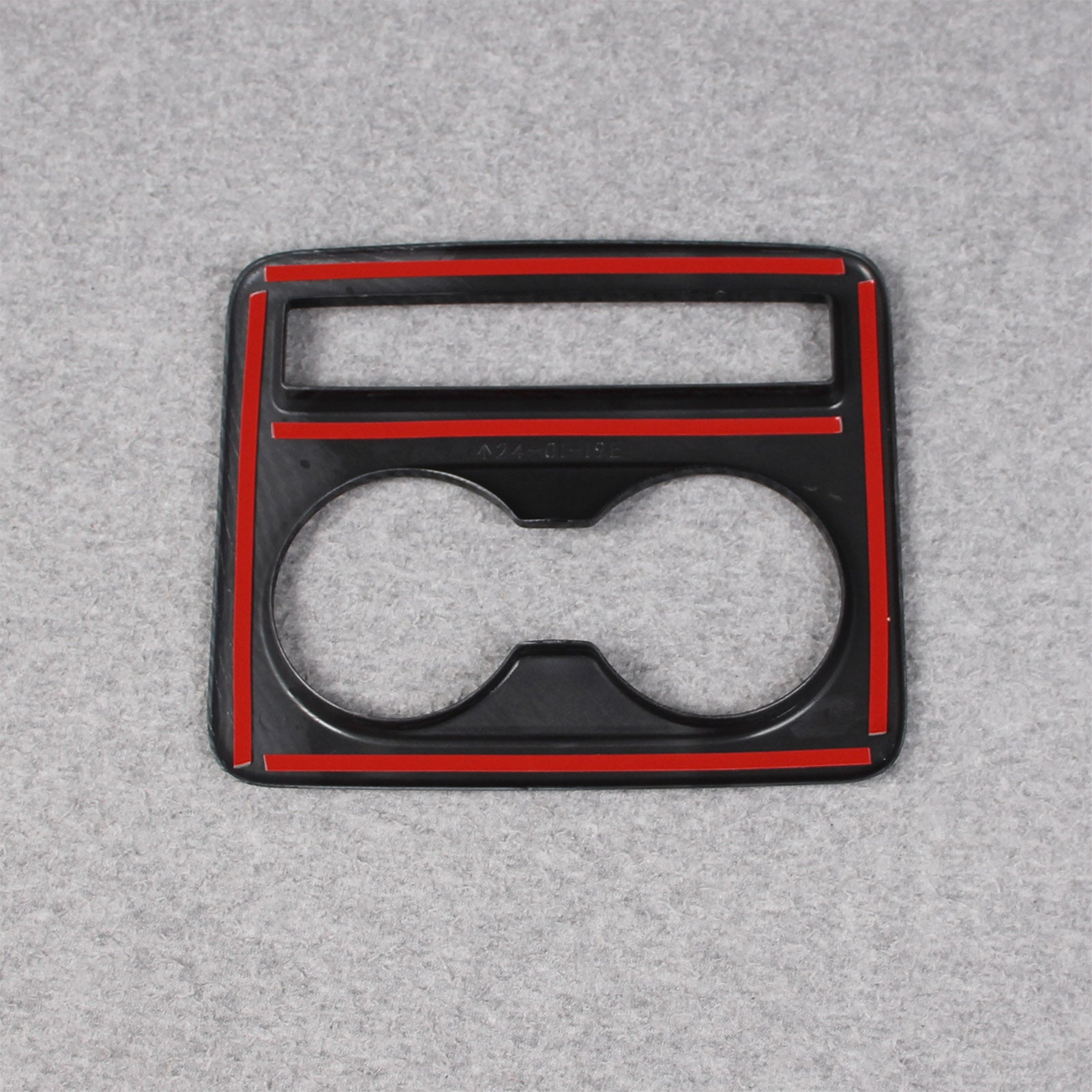 Fit for Toyota New Camry 2024 2025 2026 Interior Rear Seat Cup Holder Cover Trim Carbon Fiber Pattern