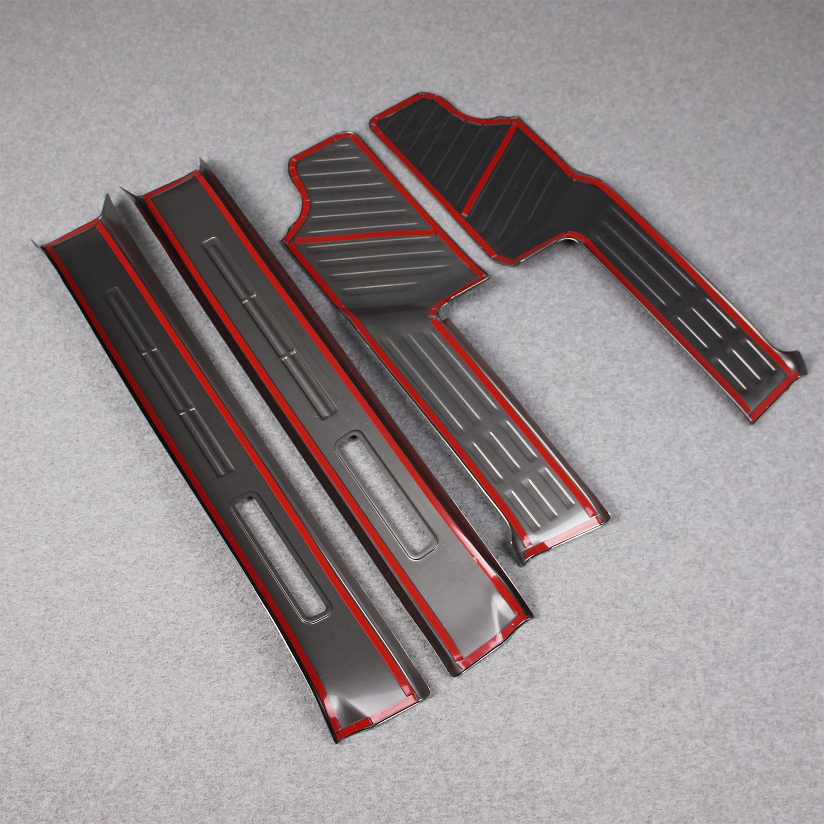 Fit for Lexus New GX GX550 Inside Door Sill Scuff Plate Guard Cover Trims Stainless Steel