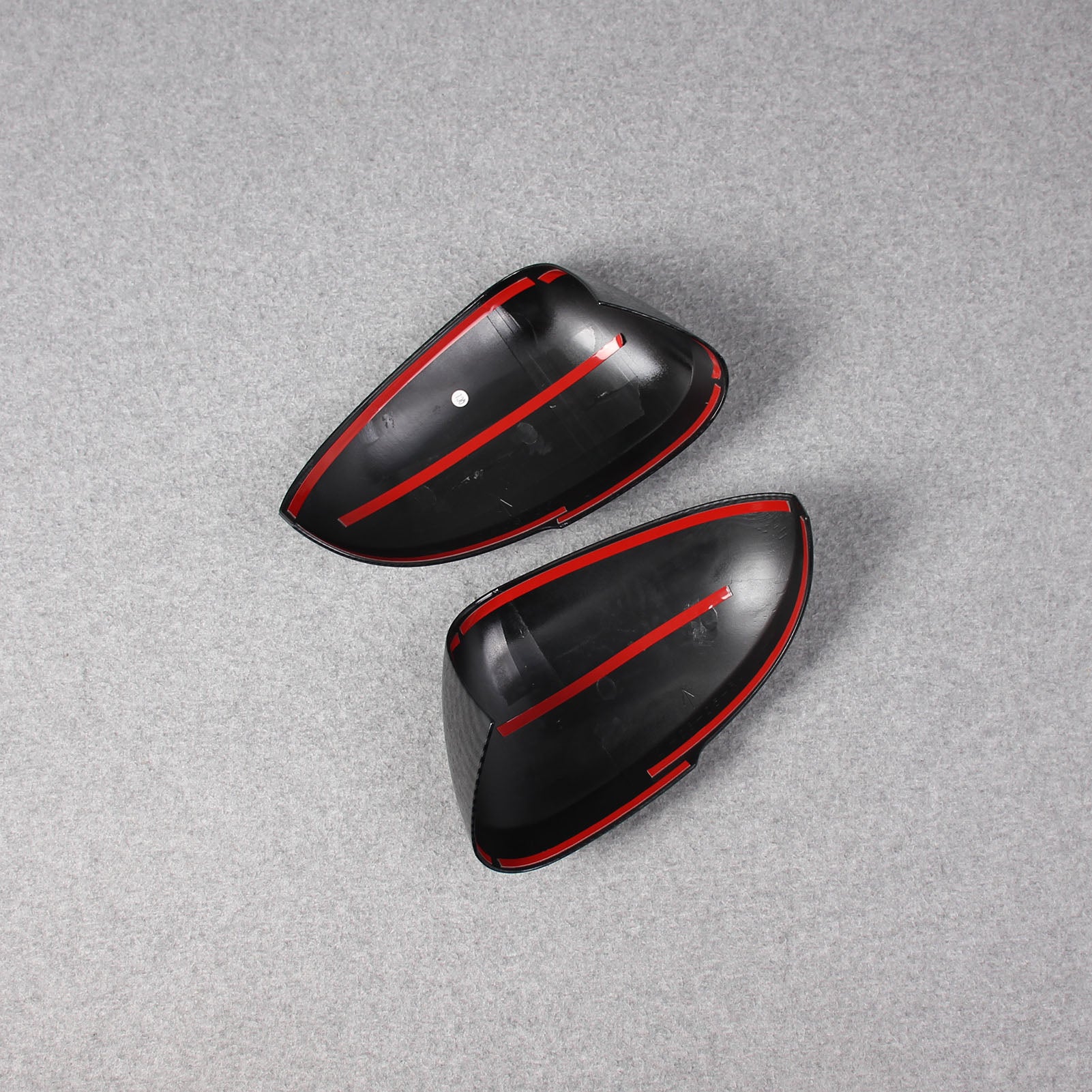 Mitsubishi New Outlander 2022 2023 Rear Fog Light Cover Trims Carbon Fiber Pattern