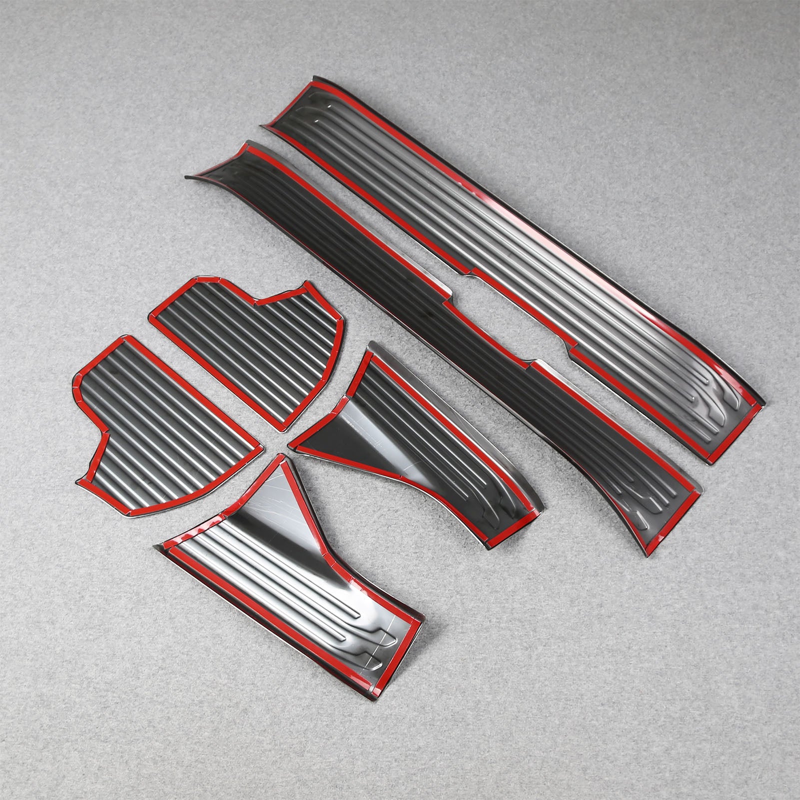 Fit for Toyota 4Runner 2025 2026 Inside Door Sill Scuff Plate Guard Cover Trims Stainless Steel